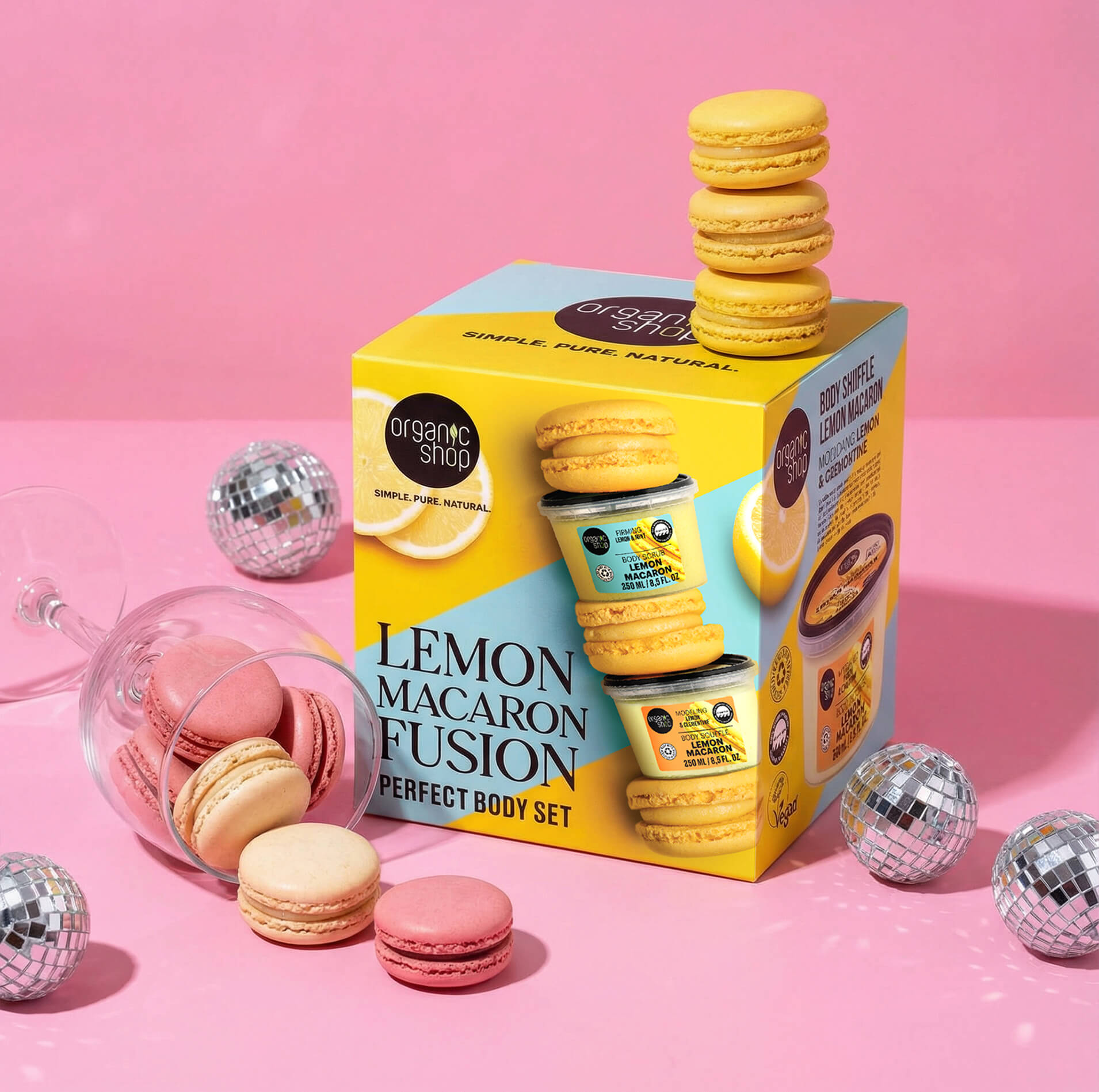 Lemon Macaron Fusion. Perfect Body Set – Organic Shop