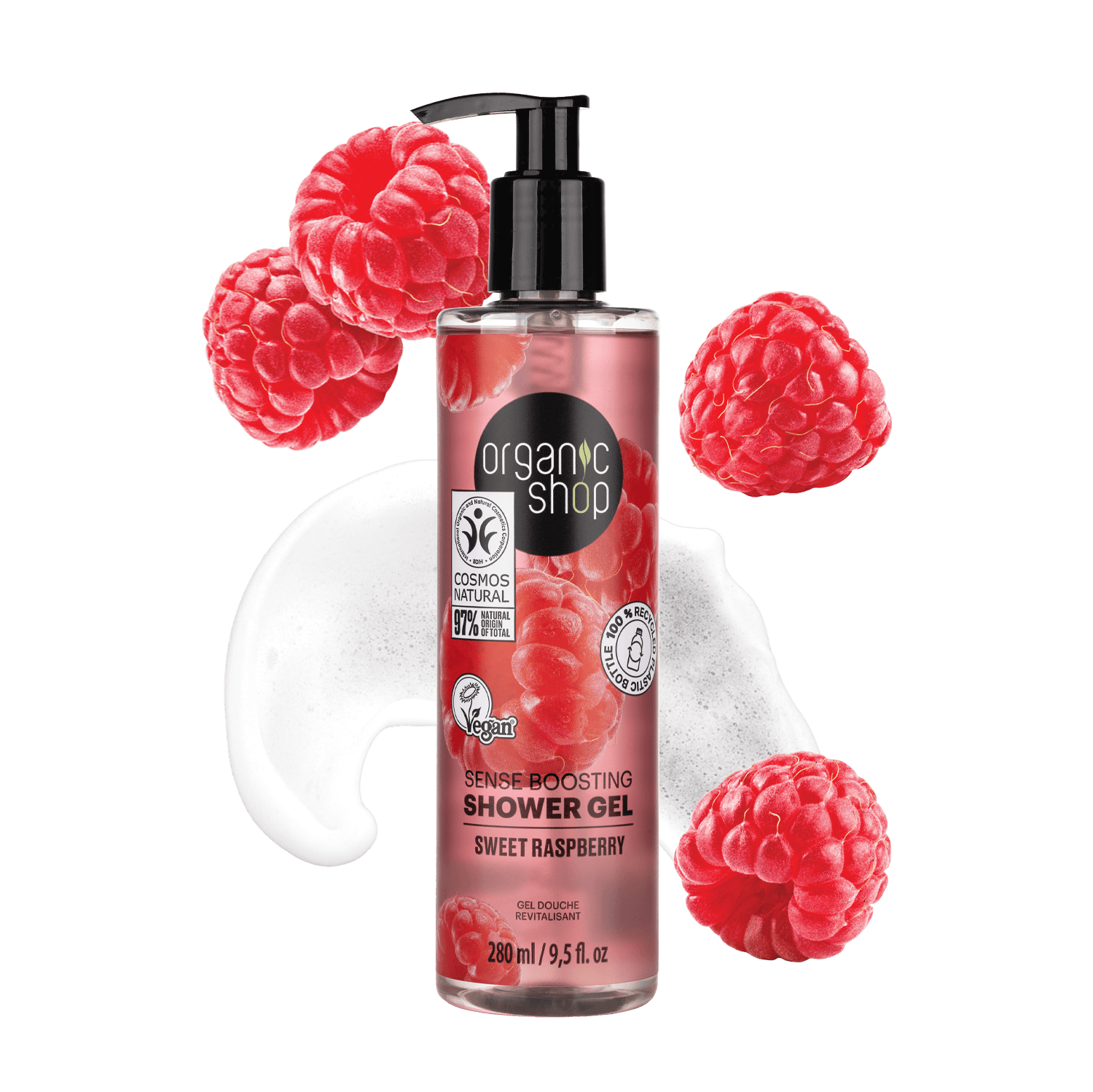 Sense Boosting Shower Gel Sweet Raspberry