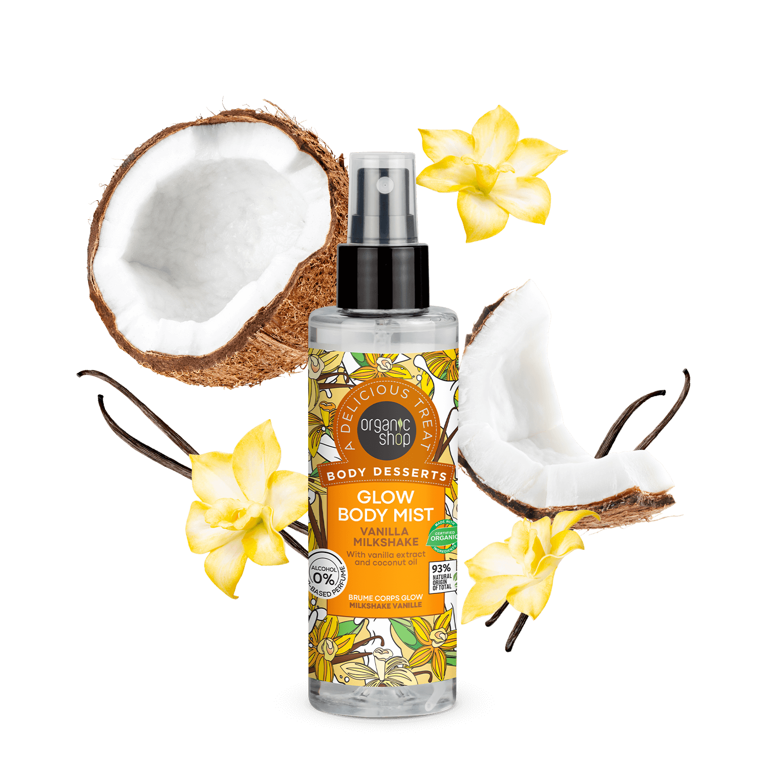 Glow Body Mist Vanilla Milkshake