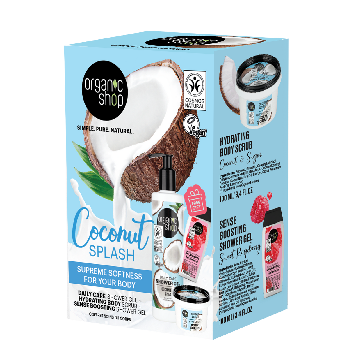 Coconut Splash. Supreme Softness