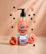 Rose Boba Softening Body Wash. Strawberry & Hibiscus