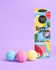 Berry Dream. Bath Bomb Trio
