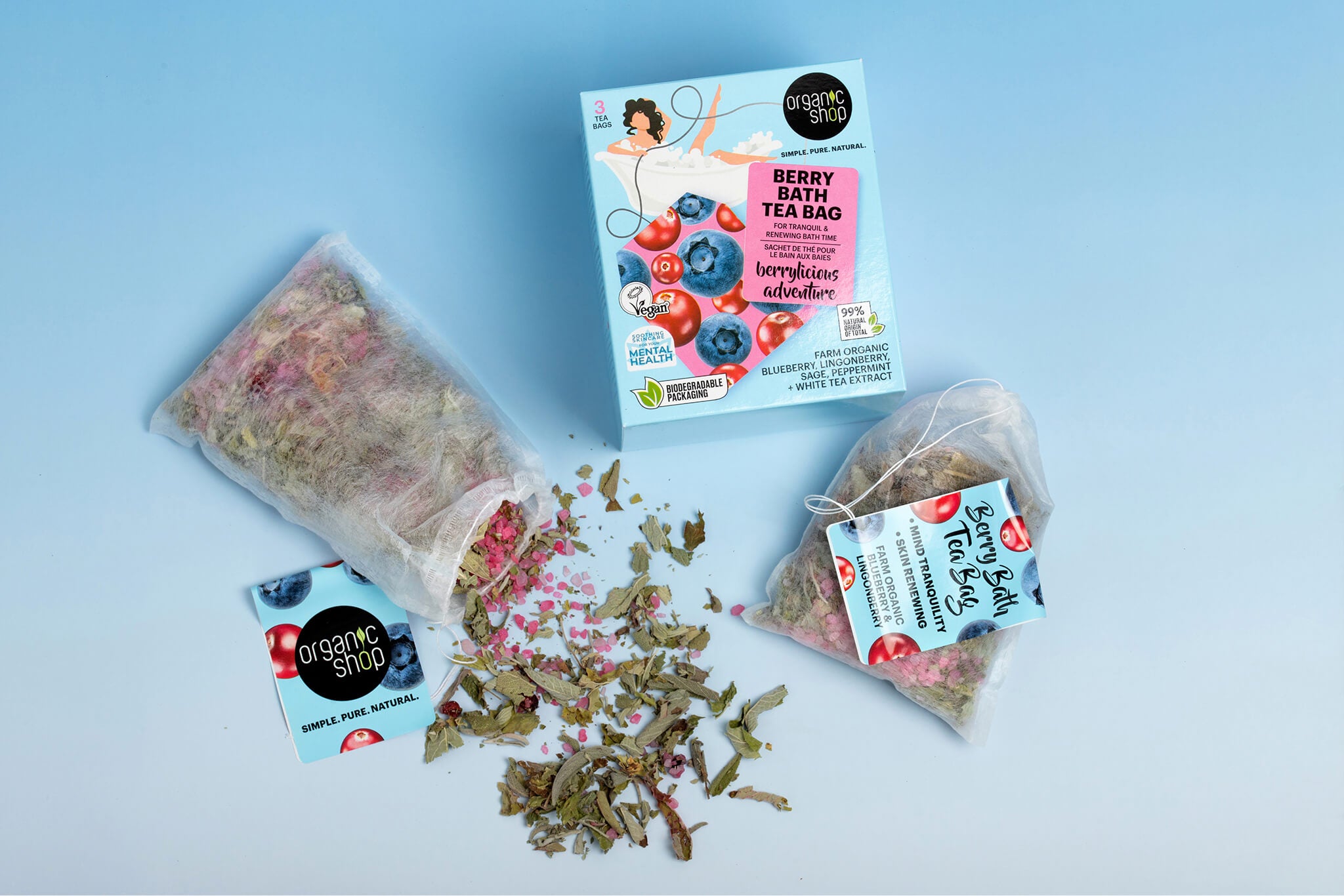 Berry Bath Tea Bag. Berryliscious Adventure