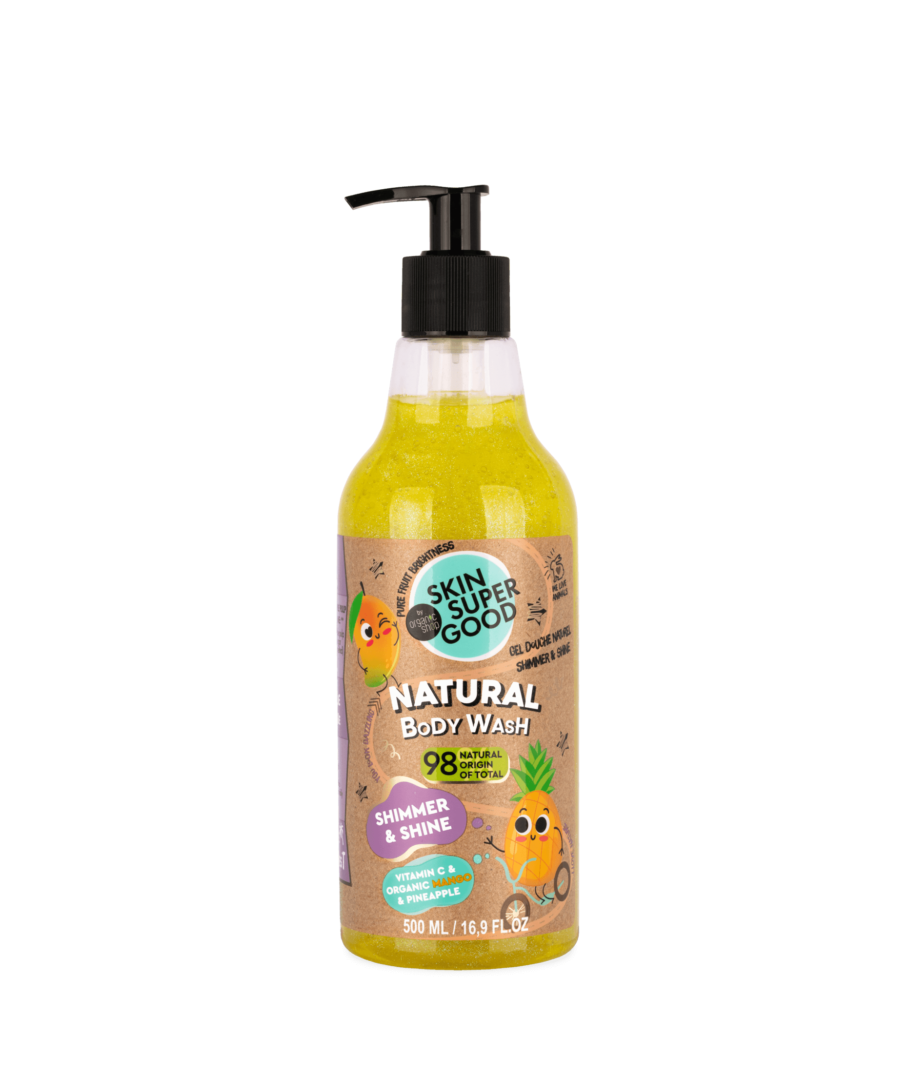 Natural Body Wash "Shimmer & Shine"