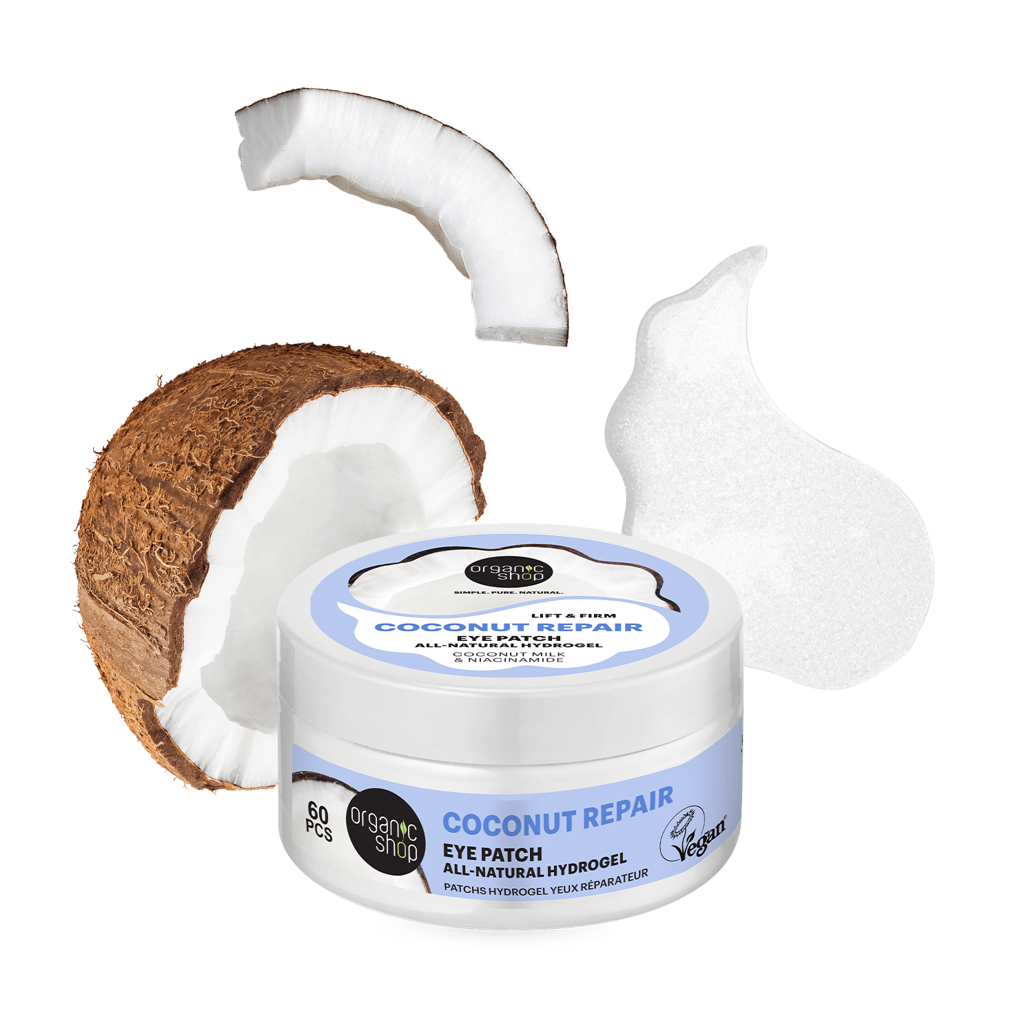 Coconut Repair Lift&Firm Natural Hydrogel Eye Patch