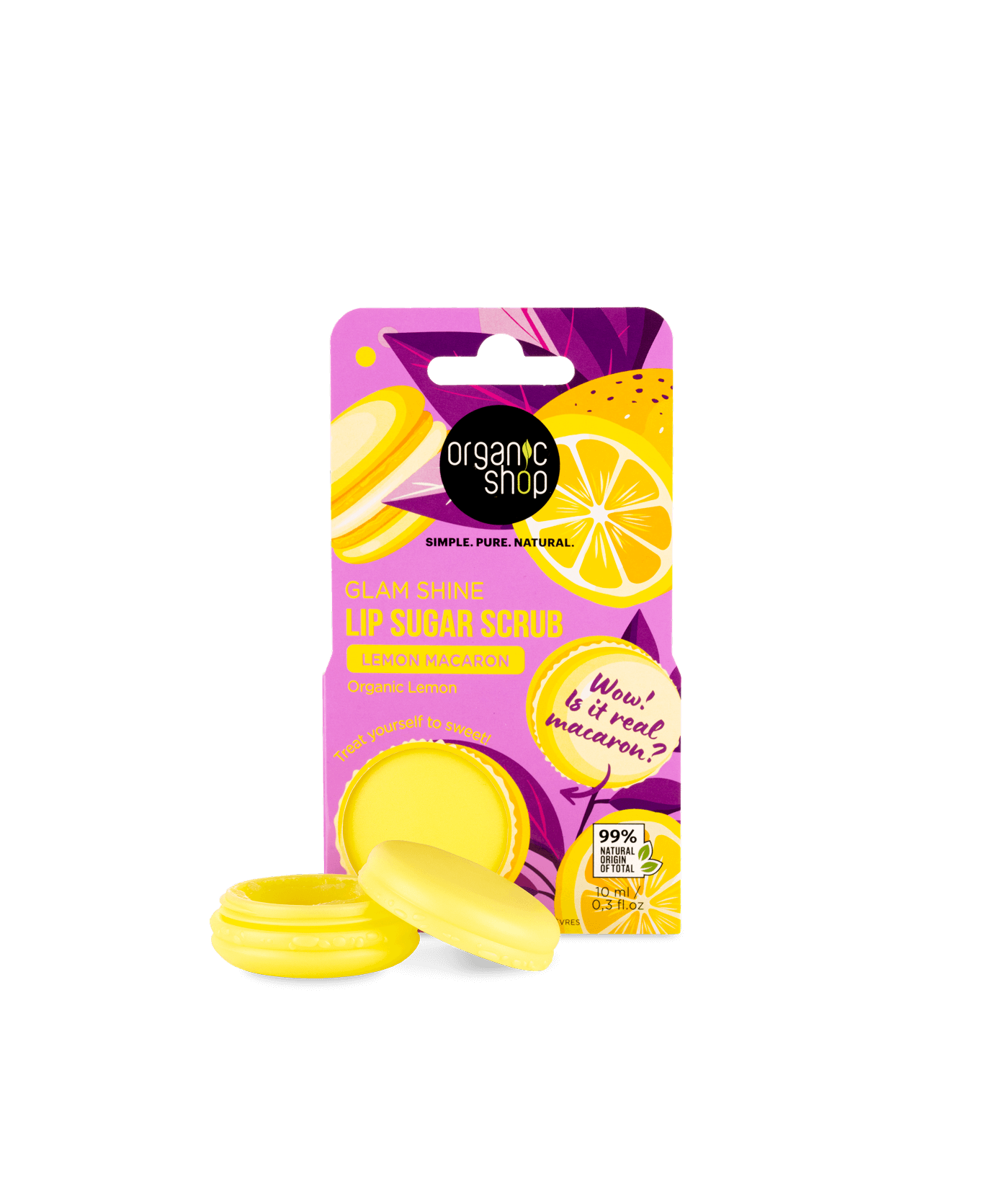 Lemon Macaron Lip Sugar Scrub