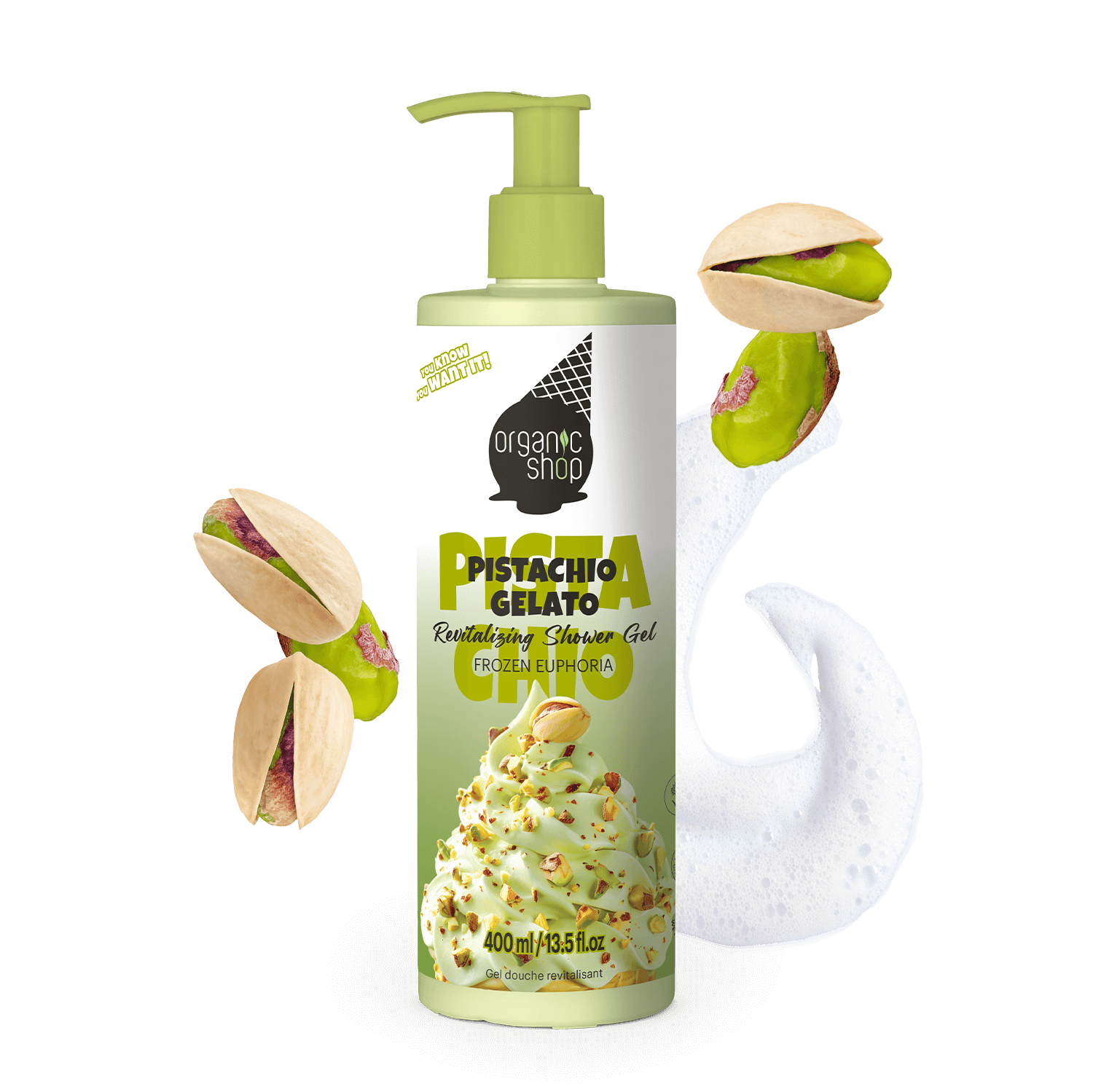 Revitalizing Shower Gel Pistachio Gelato Frozen Euphoria