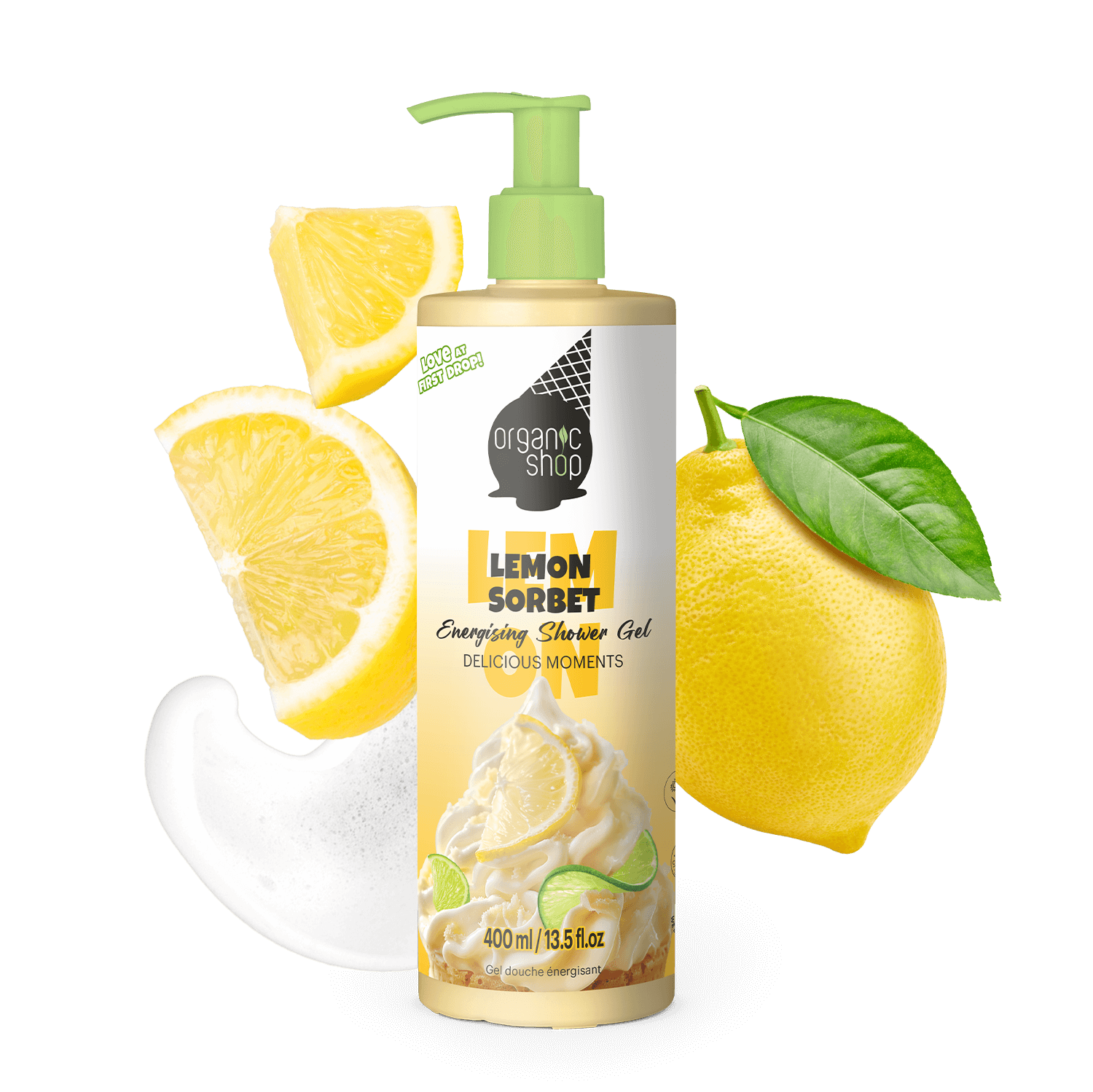 Energising Shower Gel Lemon Sorbet Delicious Moments