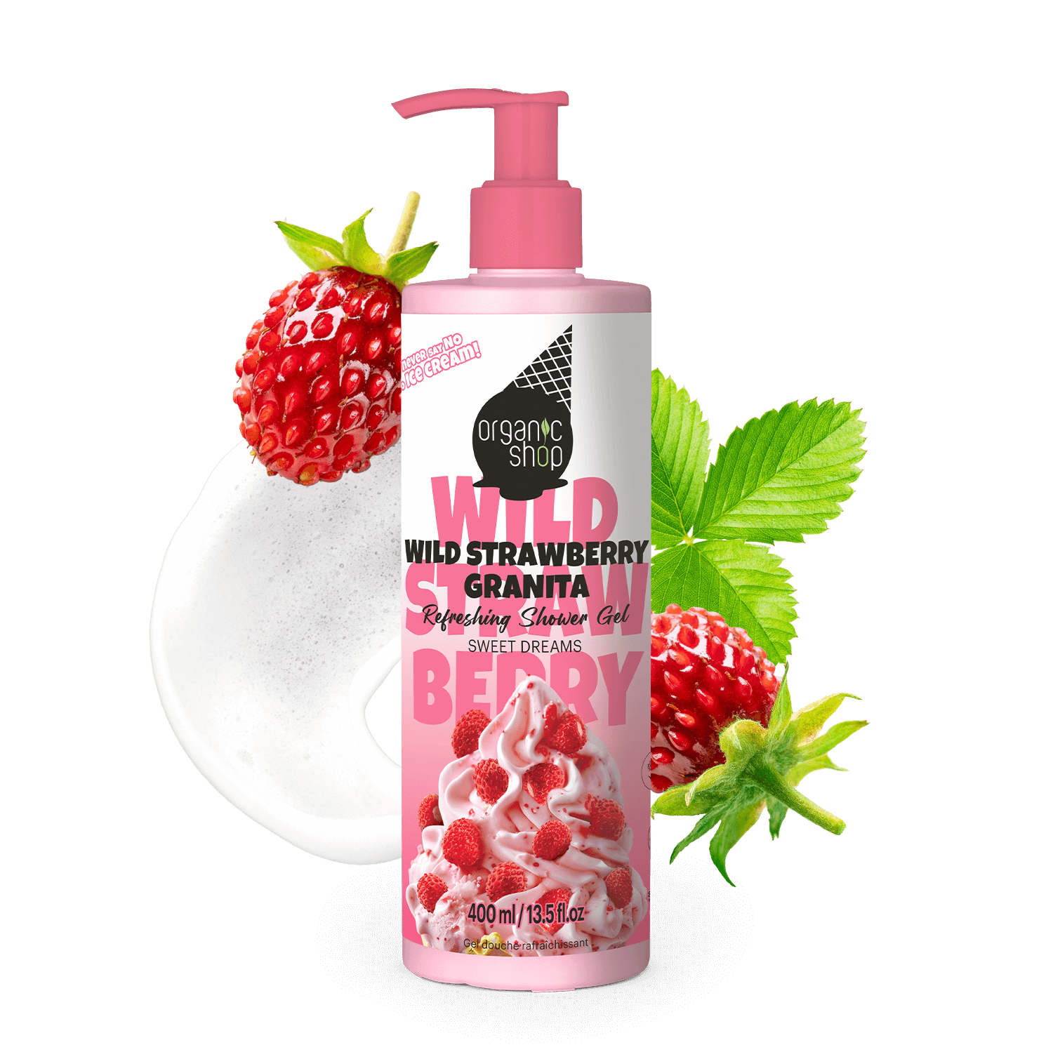 Refreshing Shower Gel Wild Strawberry Granita Sweet Dreams