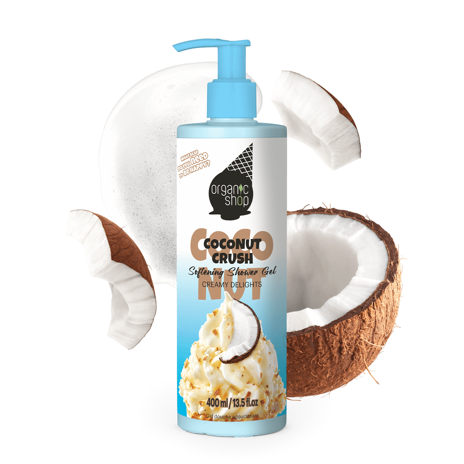 Softening Shower Gel Coconut Crush Creamy Delights