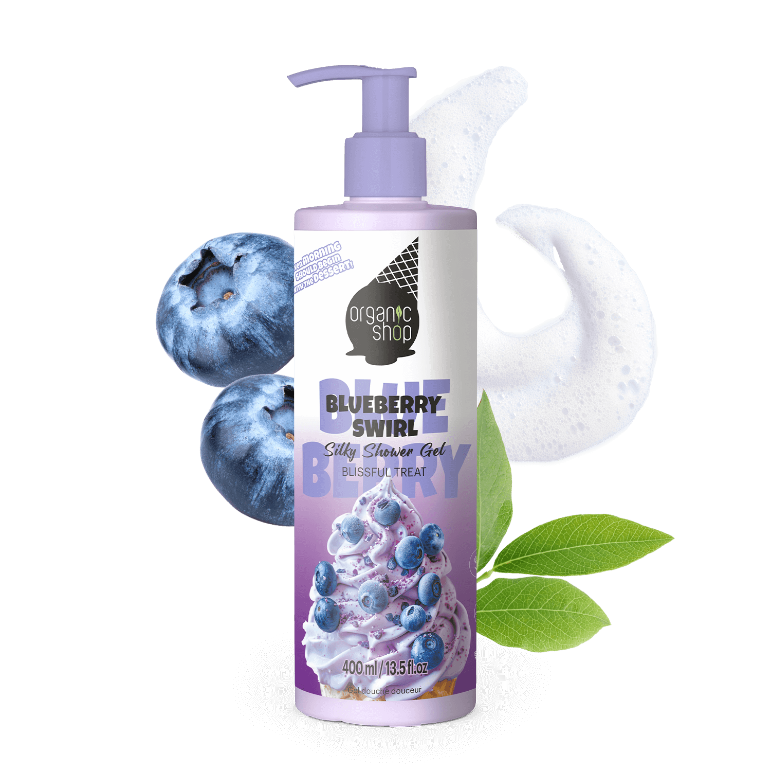 Silky Shower Gel Blueberry Swirl Blissful Treat