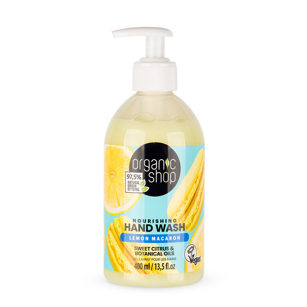 Nourishing Hand Wash Lemon Macaron. Sweet Citrus & Botanical Oils