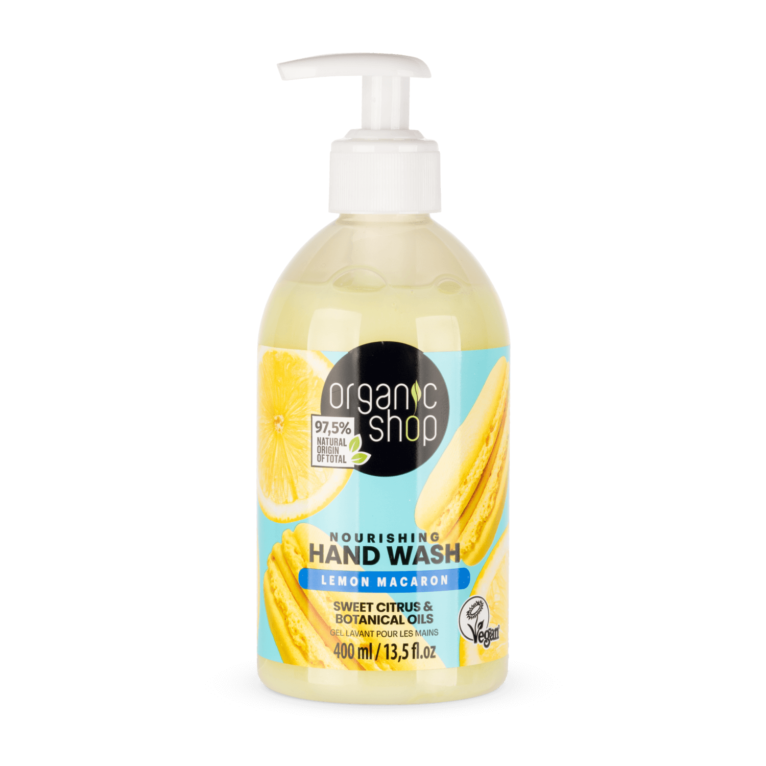 Nourishing Hand Wash Lemon Macaron. Sweet Citrus & Botanical Oils