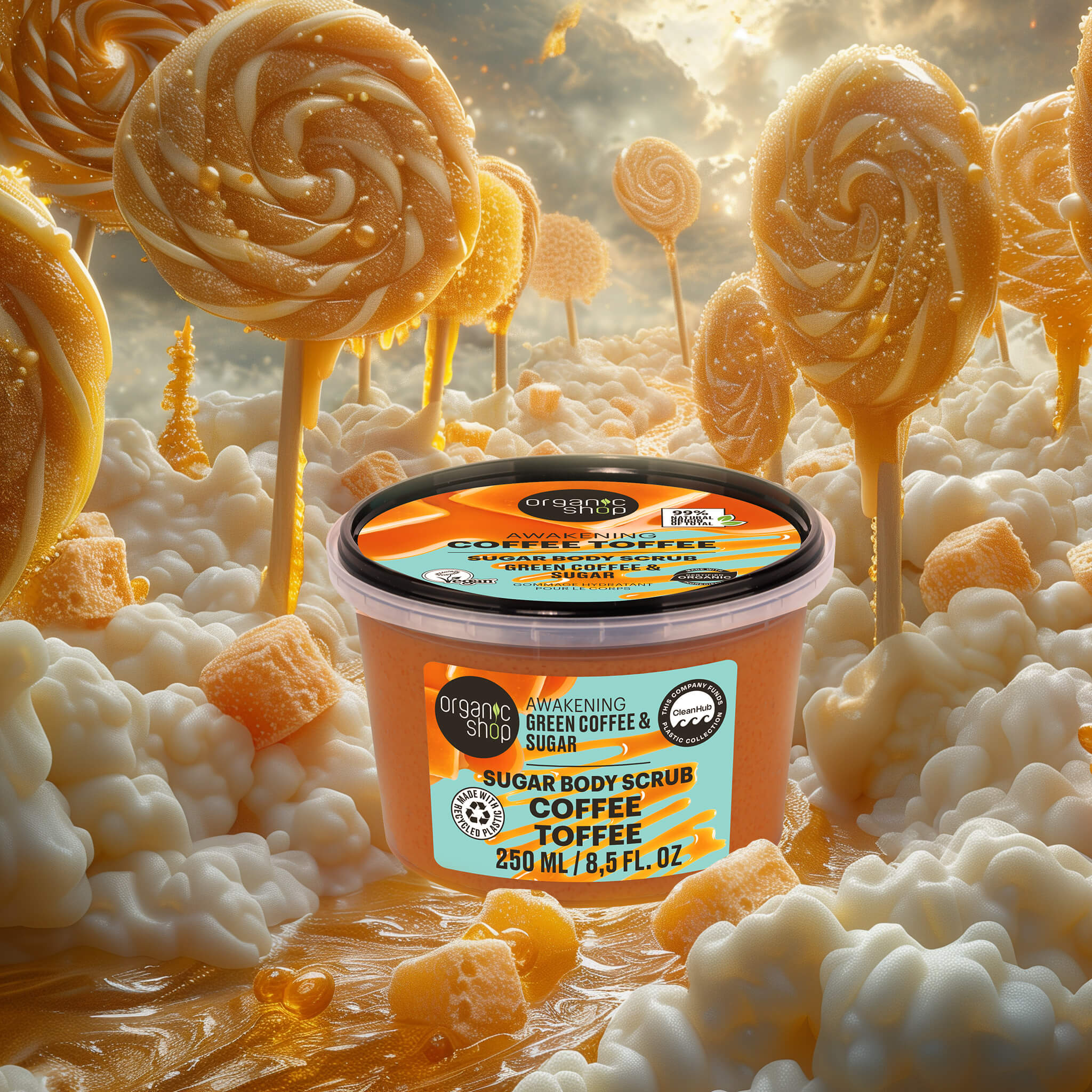 Coffee Toffee Body Scrub Awakening. Coffee & Sugar