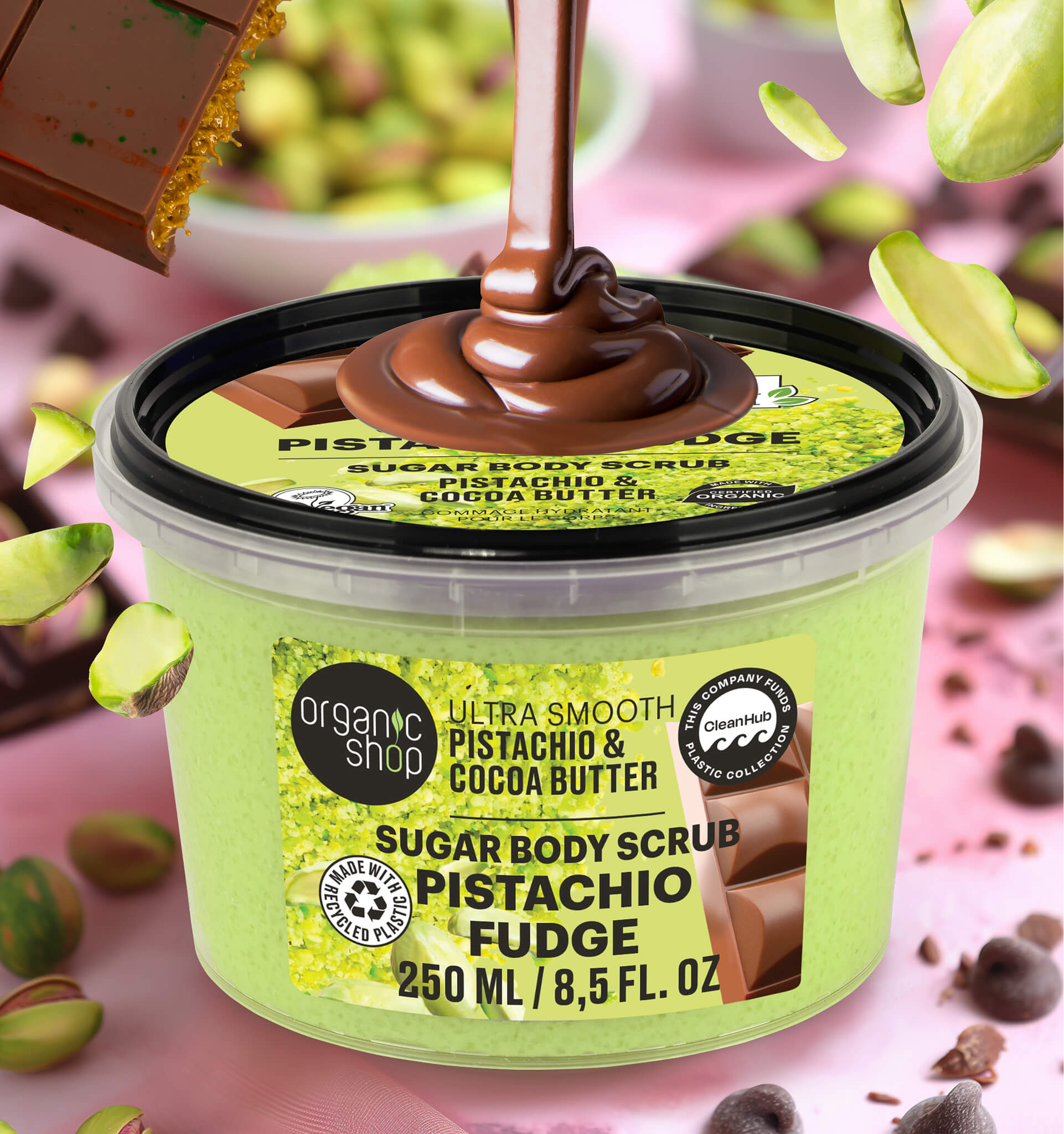 Pistachio Fudge Body Scrub Ultra Smooth. Pistachio & Cocoa