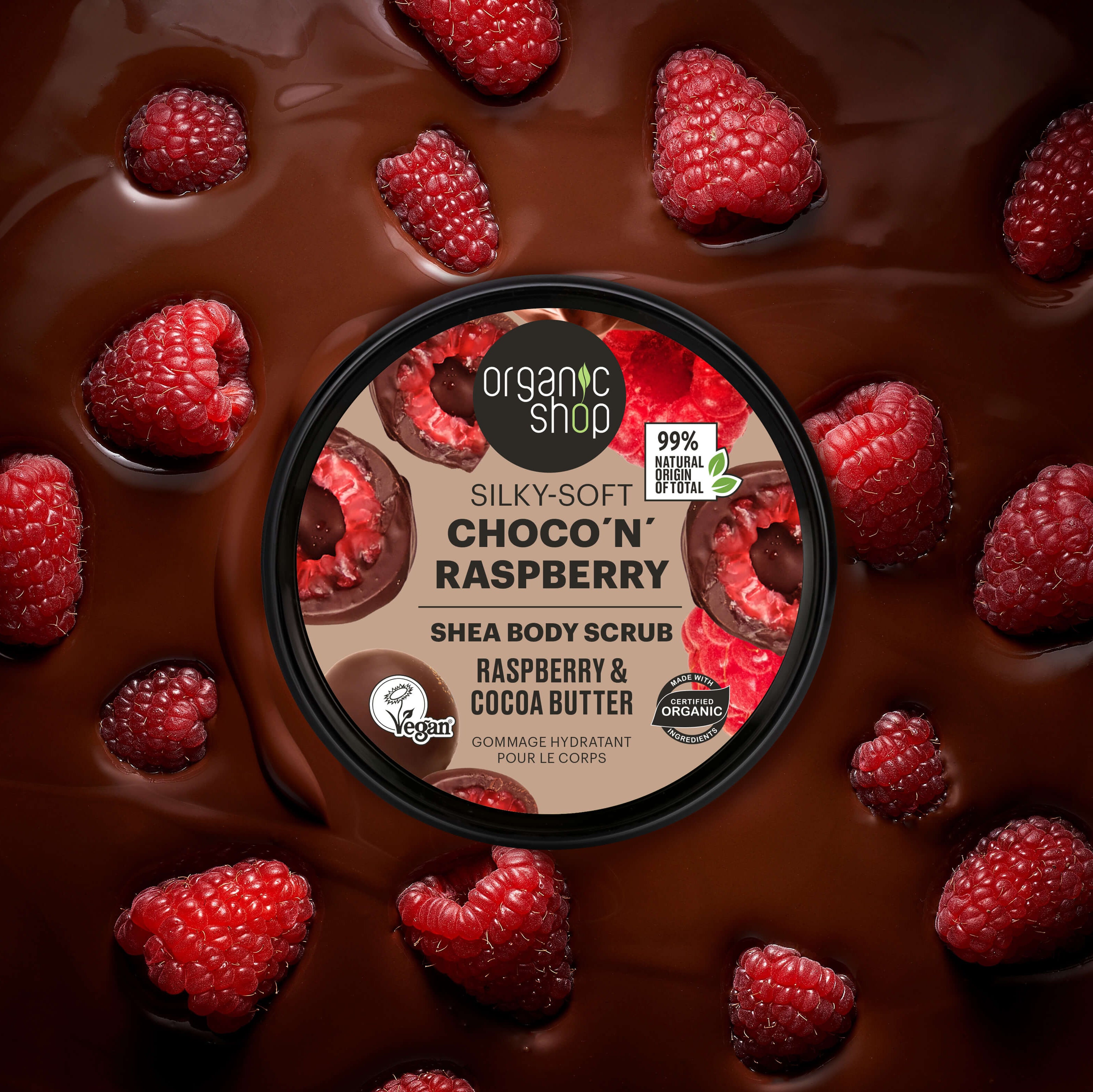 Choco & Raspberry Body Scrub Silky-Soft