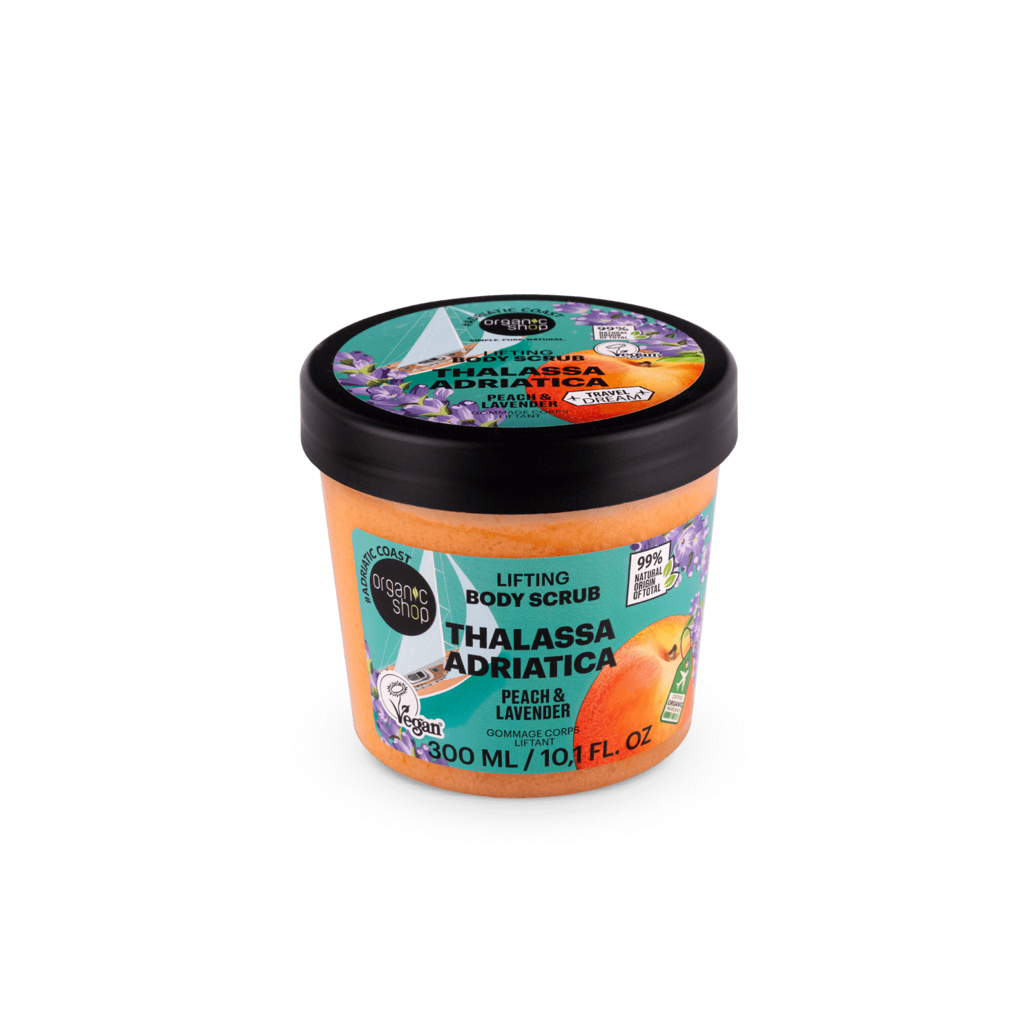 Thalassa Adriatica Body Scrub Lifting. Peach & Lavender