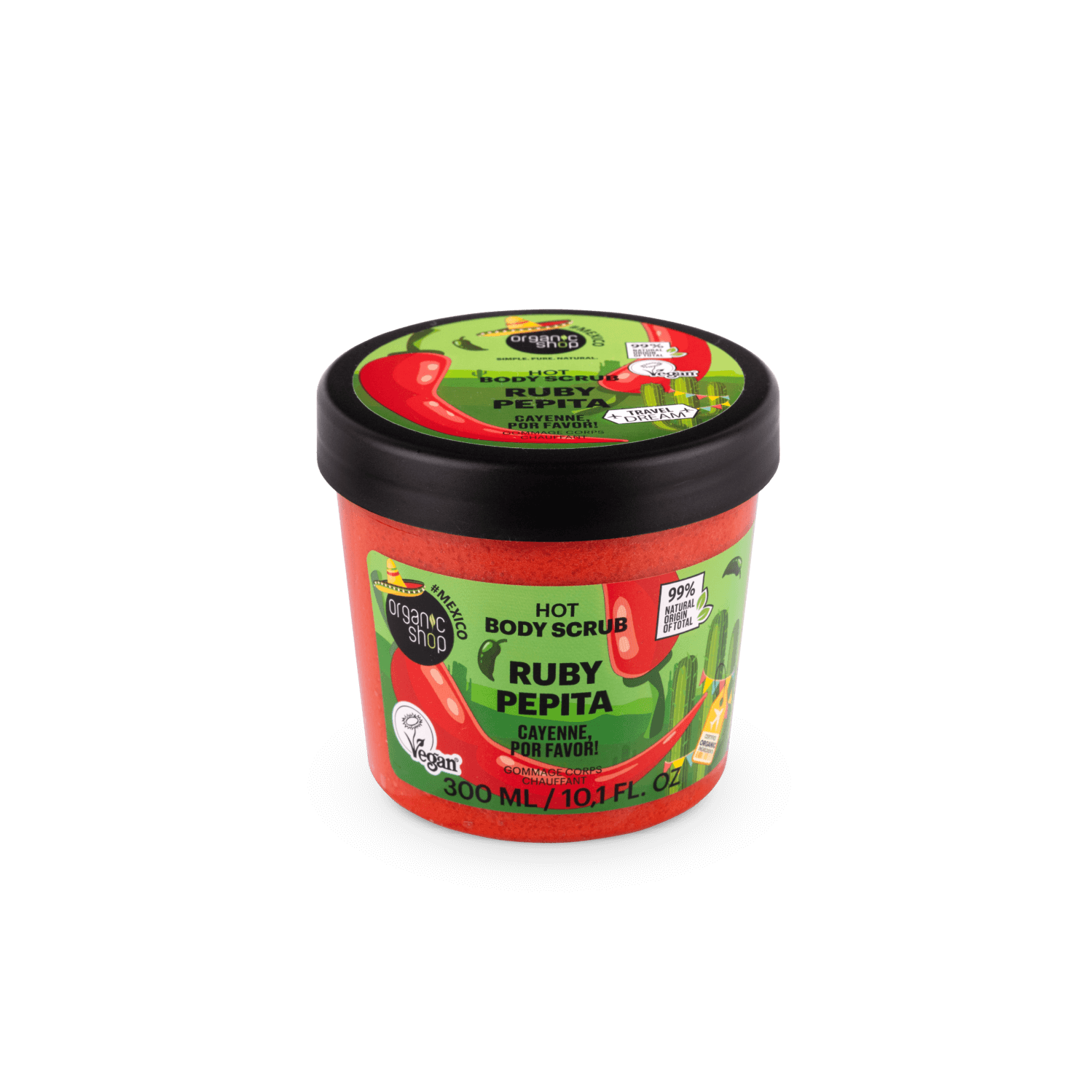 Ruby Pepita Body Scrub Hot. Cayenne, Por Favor!