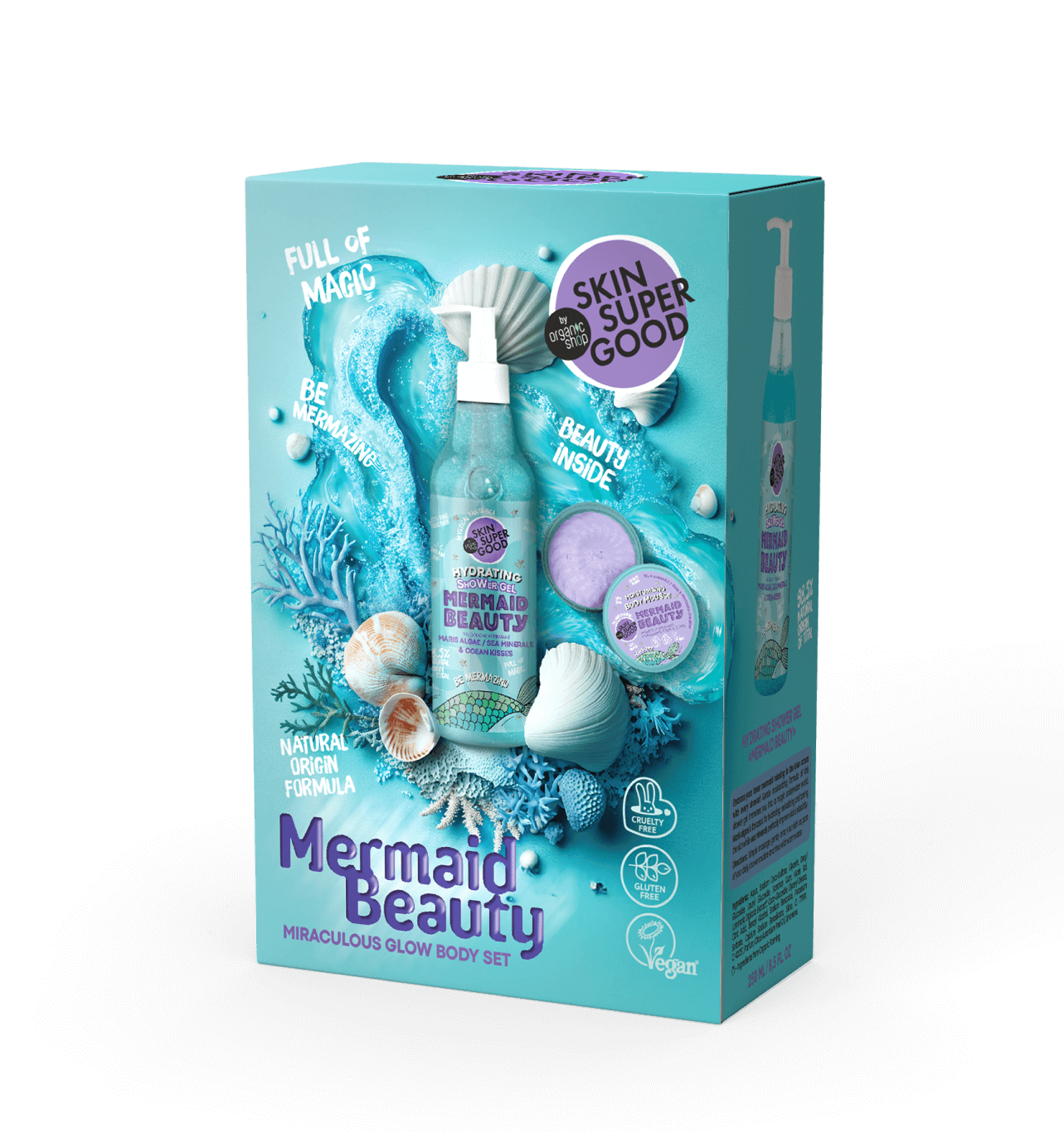 Mermaid Beauty. Miraculous Glow Body Set