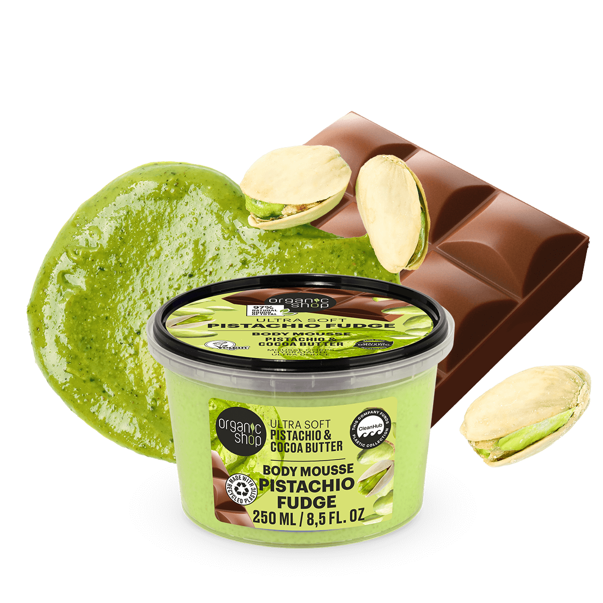 Pistachio Fudge Body Mousse Ultra Soft. Pistachio & Cocoa
