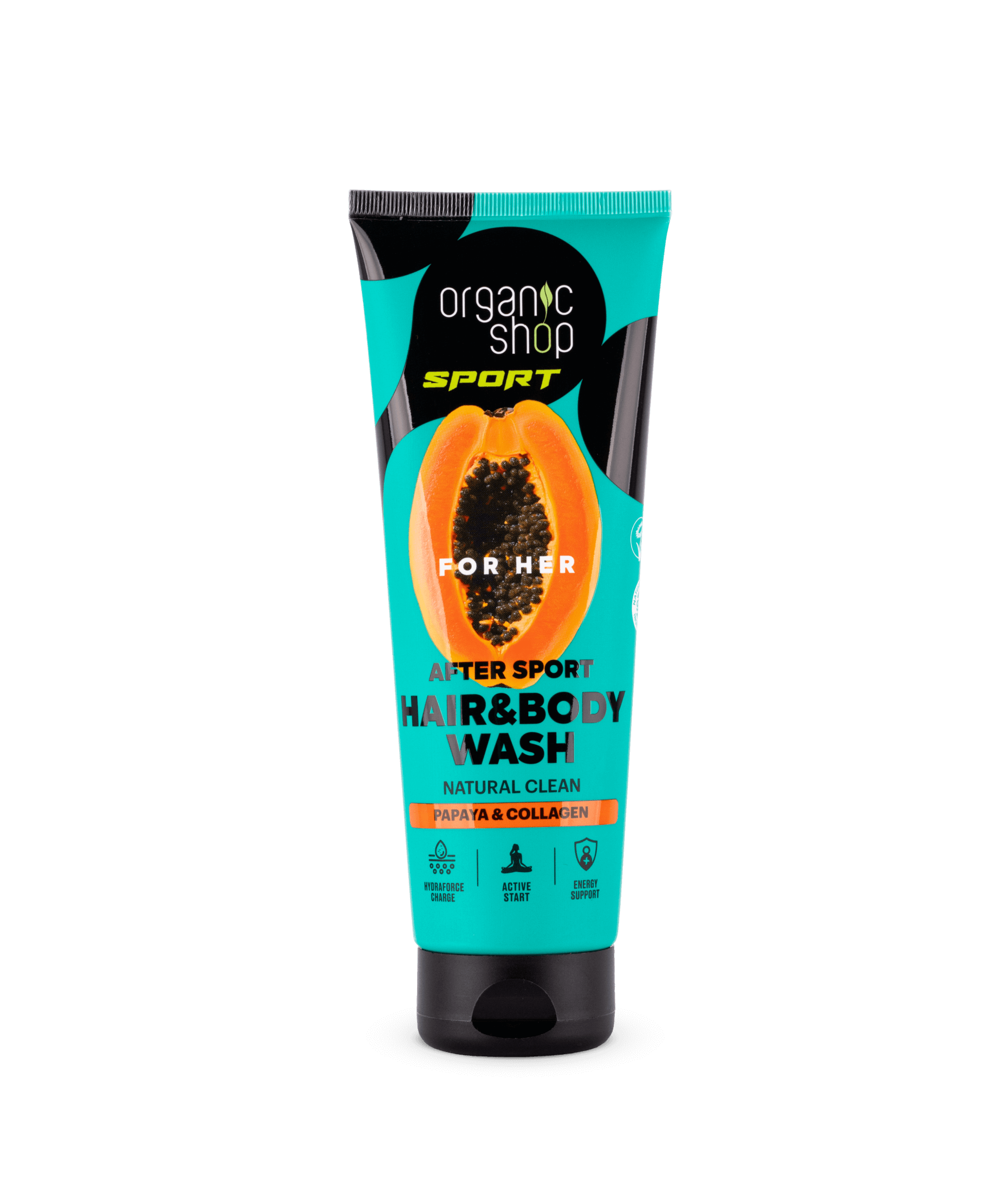 Hair & Body Wash. Natural Clean. For Her