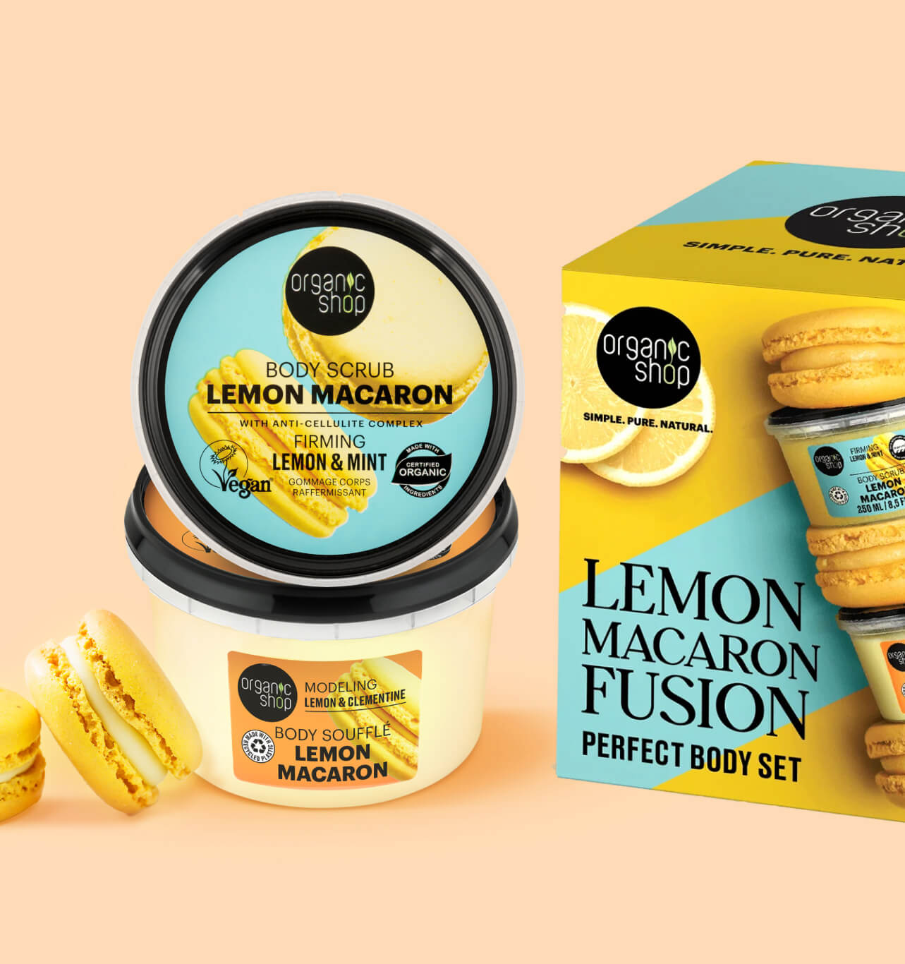 Lemon Macaron Fusion. Perfect Body Set