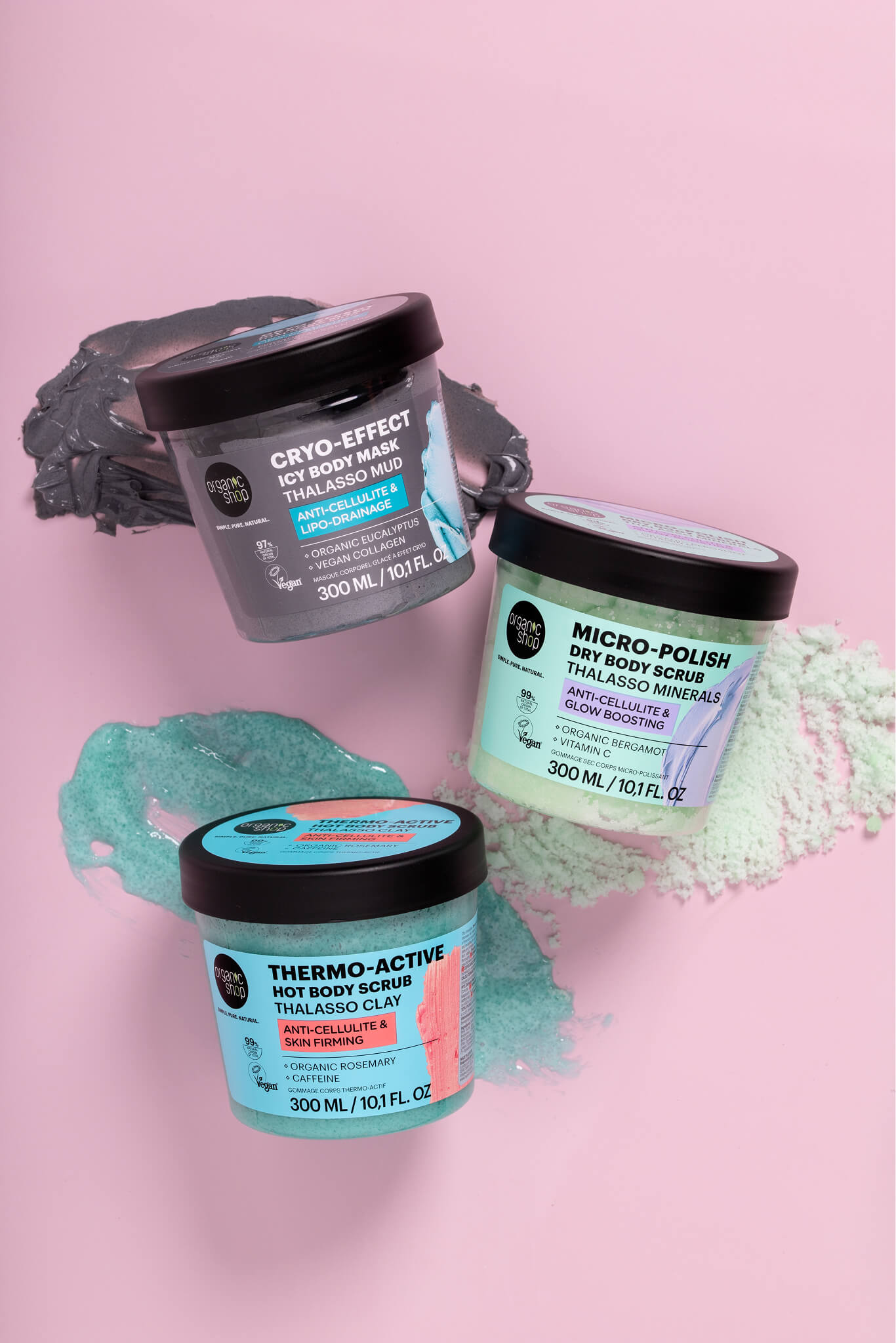 Anti-cellulite & Skin firming Clay Thermo-Active Hot Body Scrub