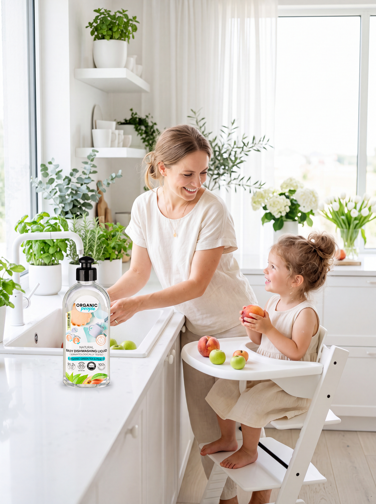 Organic People. Natural Baby Dishwashing Liquid