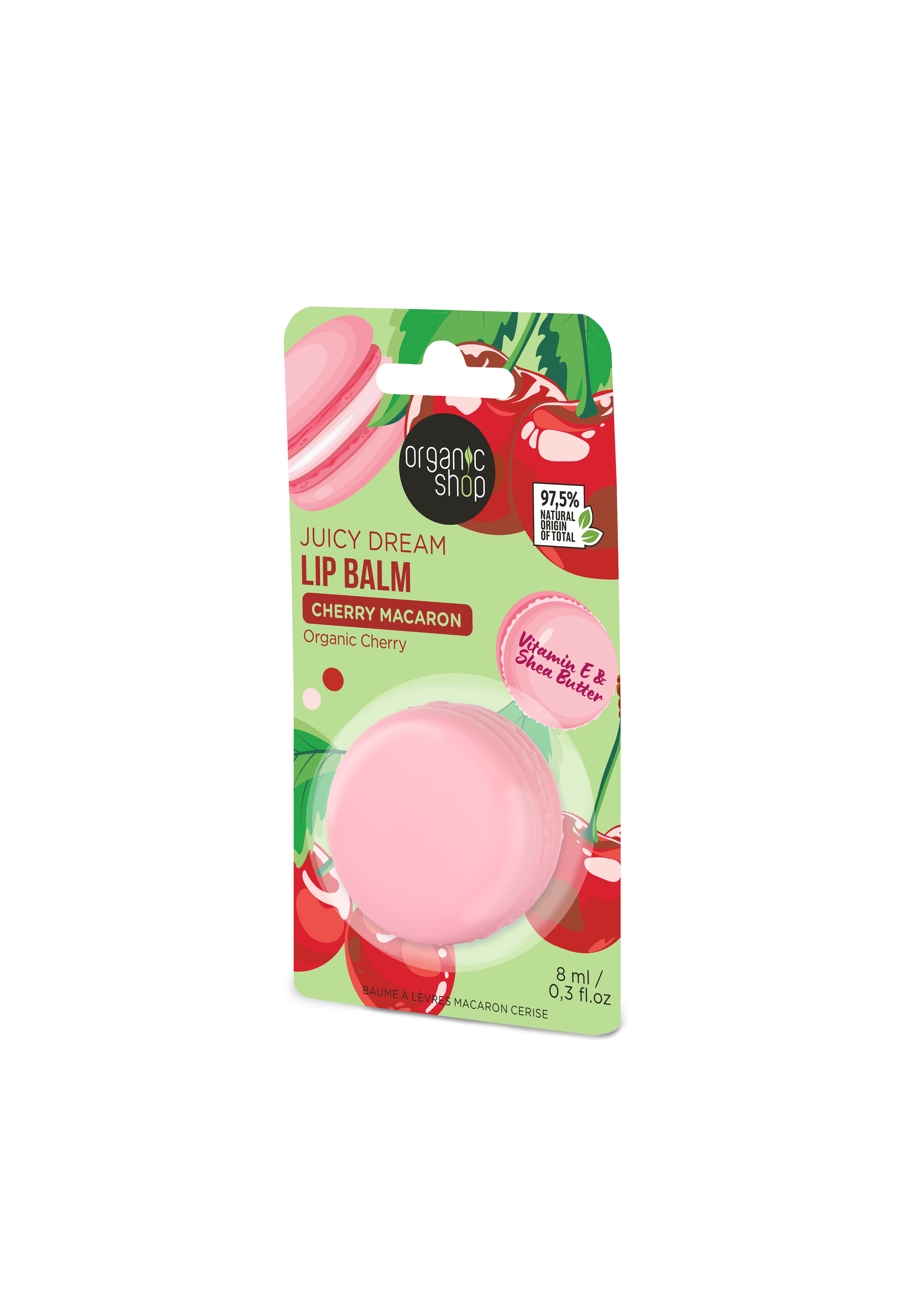 Cherry Macaron Lip Balm