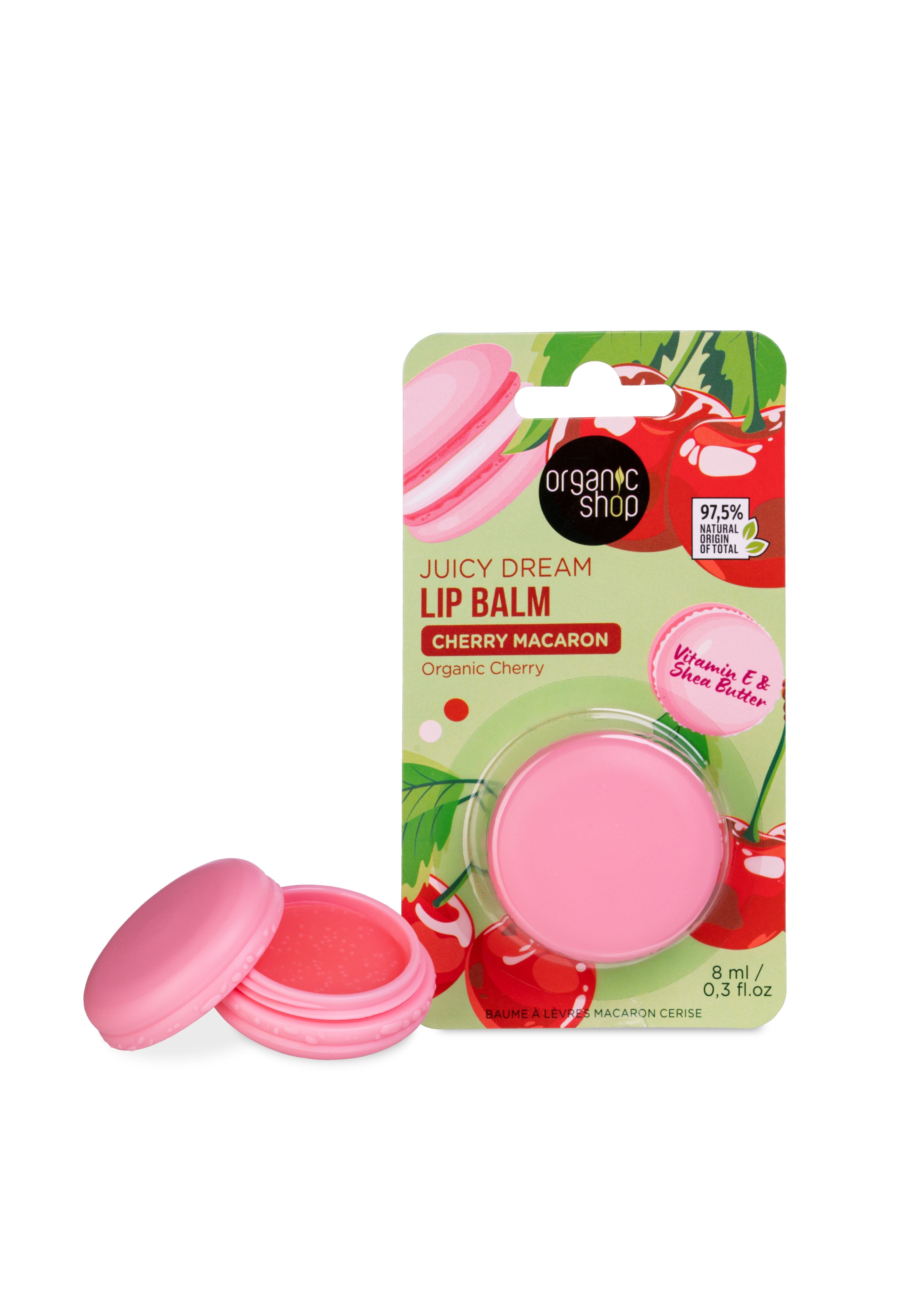 Cherry Macaron Lip Balm
