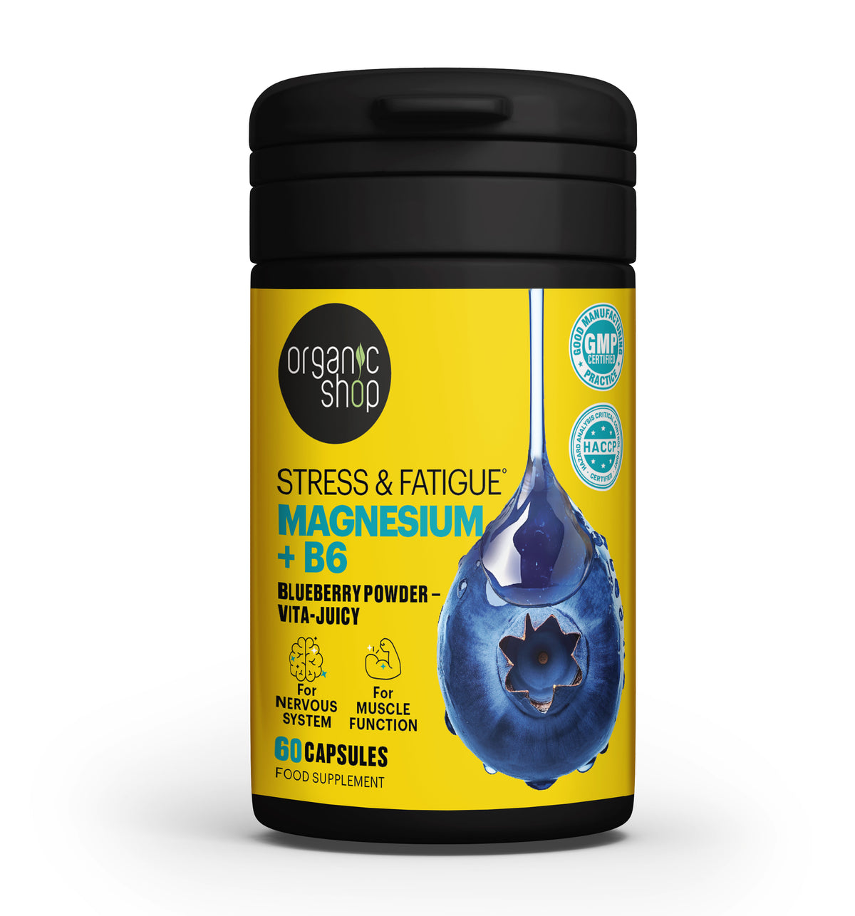 Food Supplement STRESS & FATIGUE Magnesium + B6