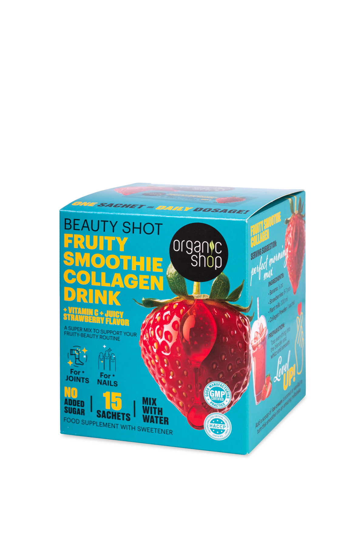 Food Supplement BEAUTY SHOT Fruity Smoothie Collagen Drink