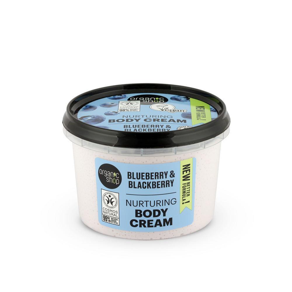 Organic Shop Body Cream 'Russkaja Bania' | Detox & Feuchtigkeit Mit Frozen Flowers | 75 Ml Pflegecreme