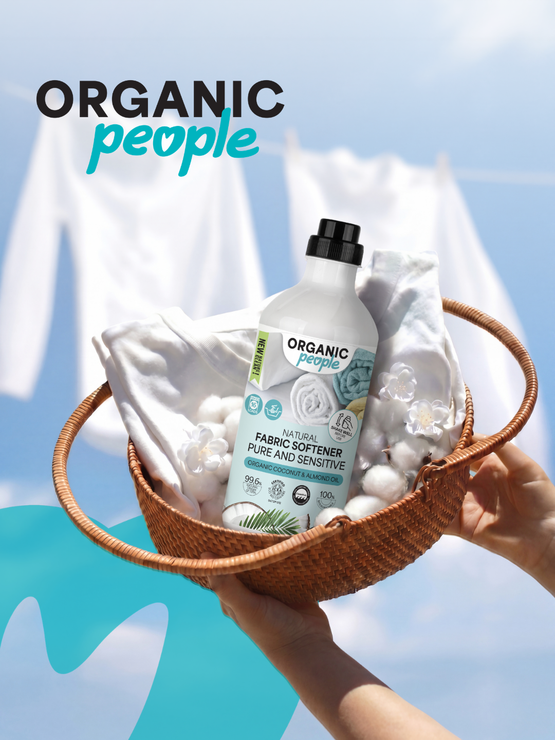 Organic People. Fabric Softener, Sensitive