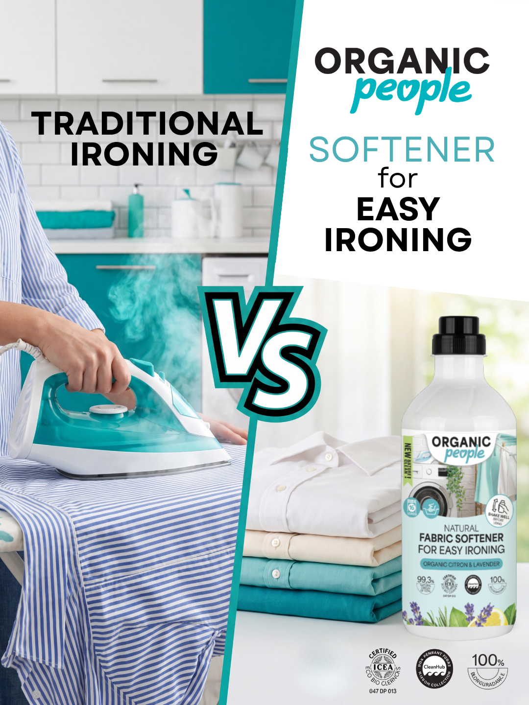 Organic People. Fabric Softener For Easy Ironing