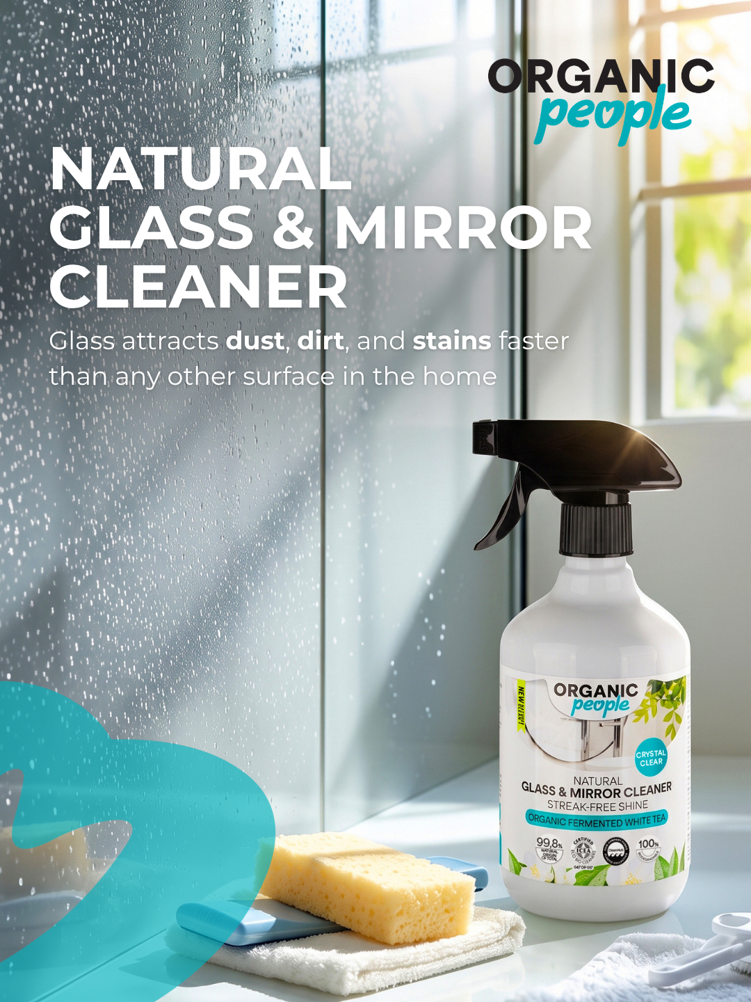 Organic People. Glass & Mirror Cleaner