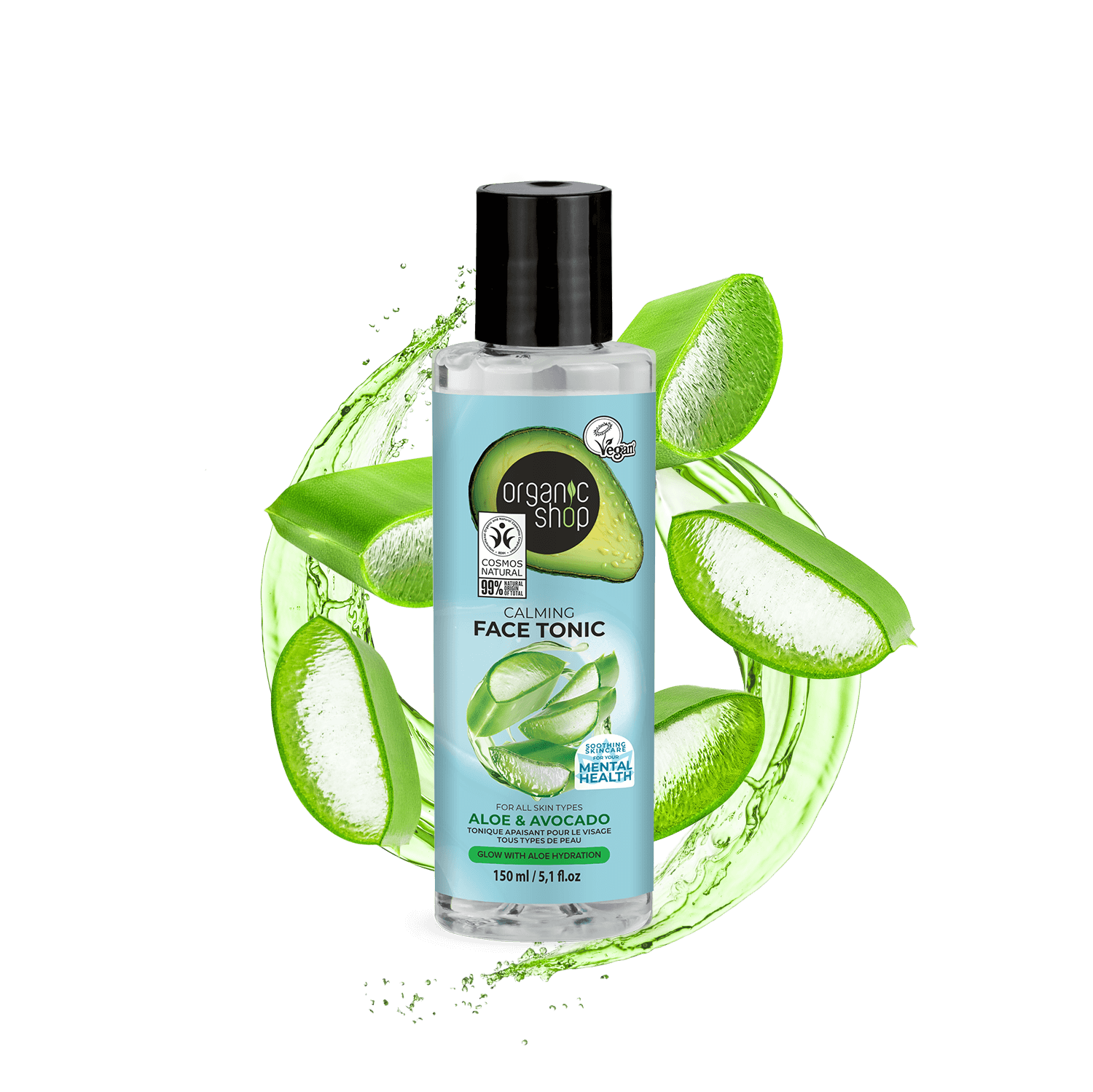 Calming Face Tonic For All Skin Types Avocado & Aloe