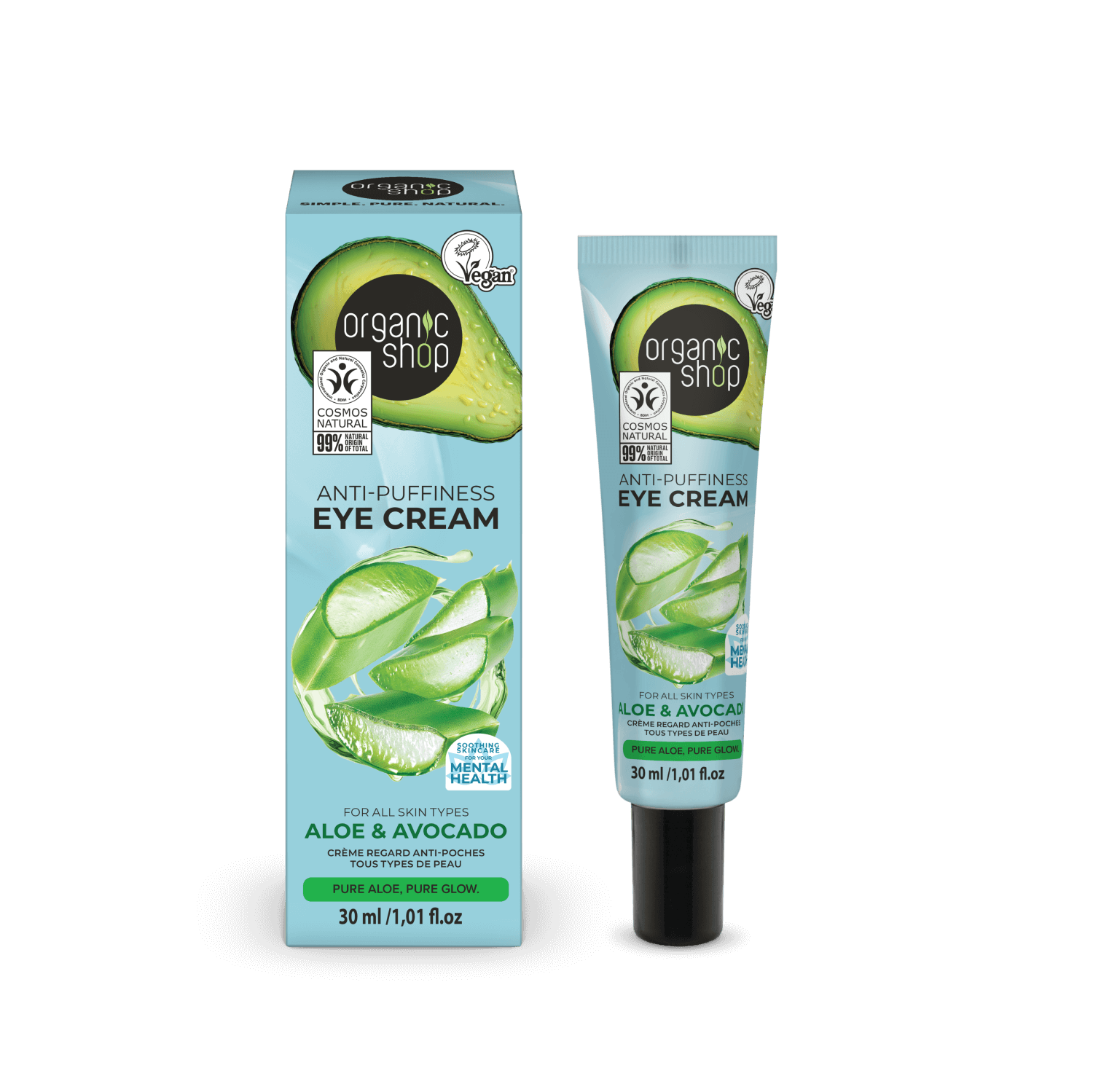 Anti-puffiness Eye Cream for all skin types Avocado and Aloe