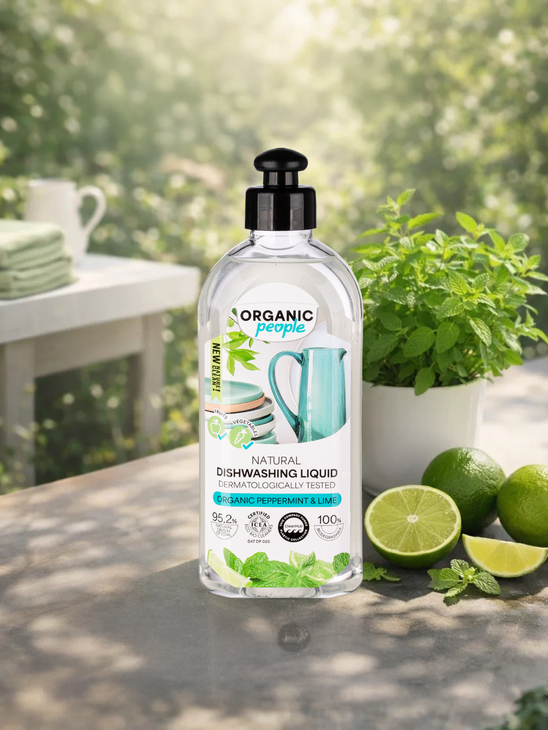 Organic People. Dishwashing Liquid Peppermint & Lime