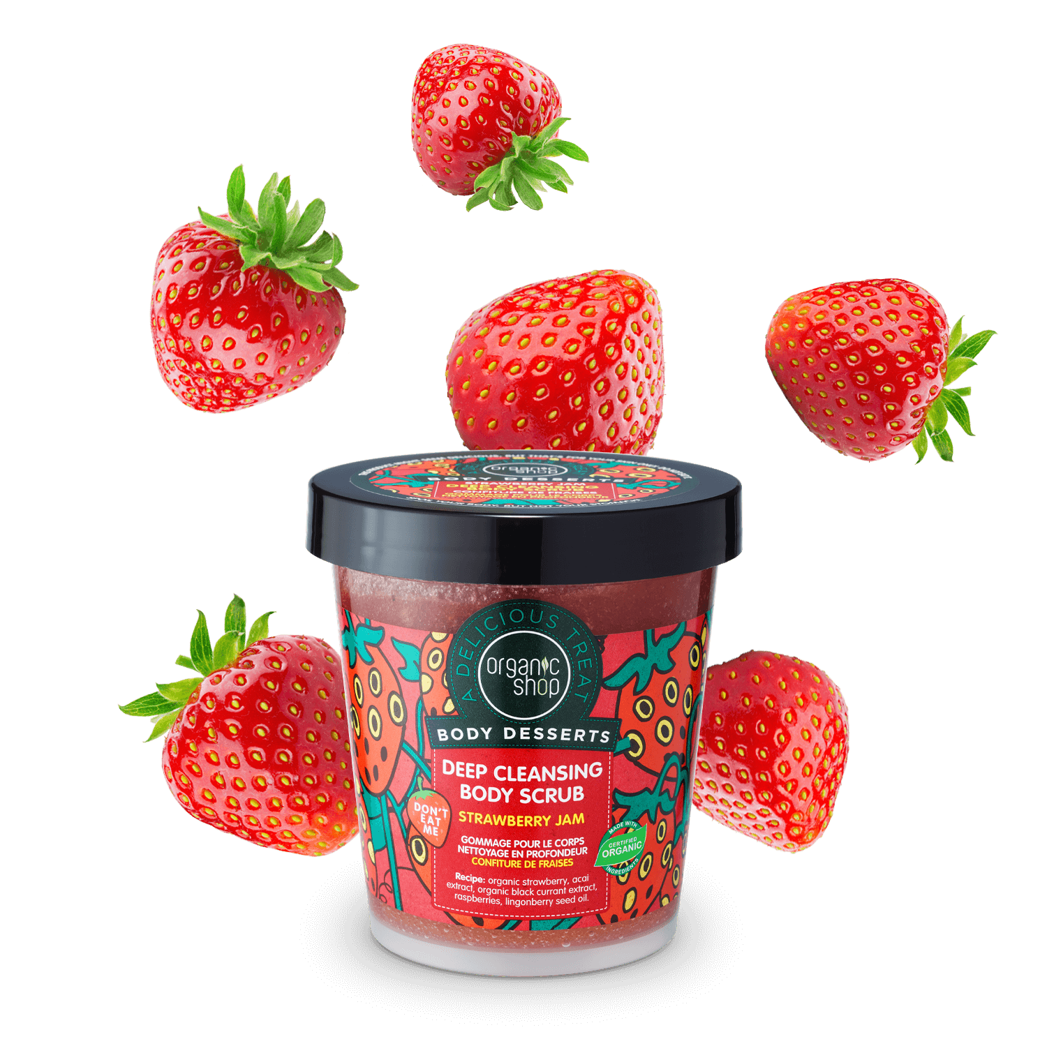 Strawberry Jam Deep Cleansing Body Scrub