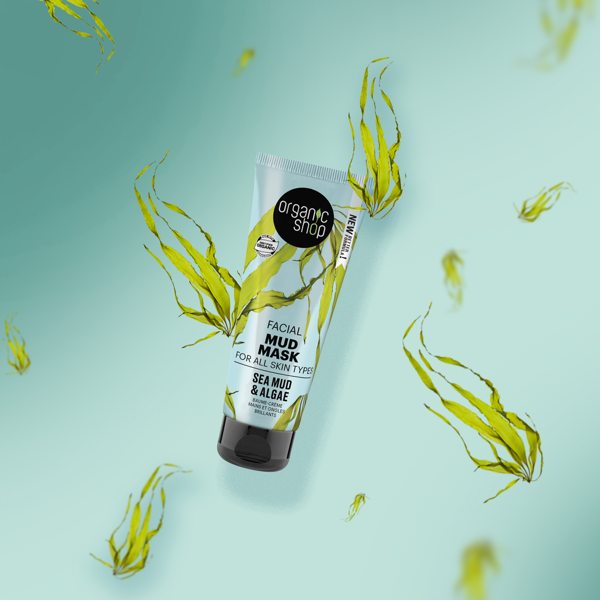 Facial Mud Mask For All Skin Types Sea Mud & Algae