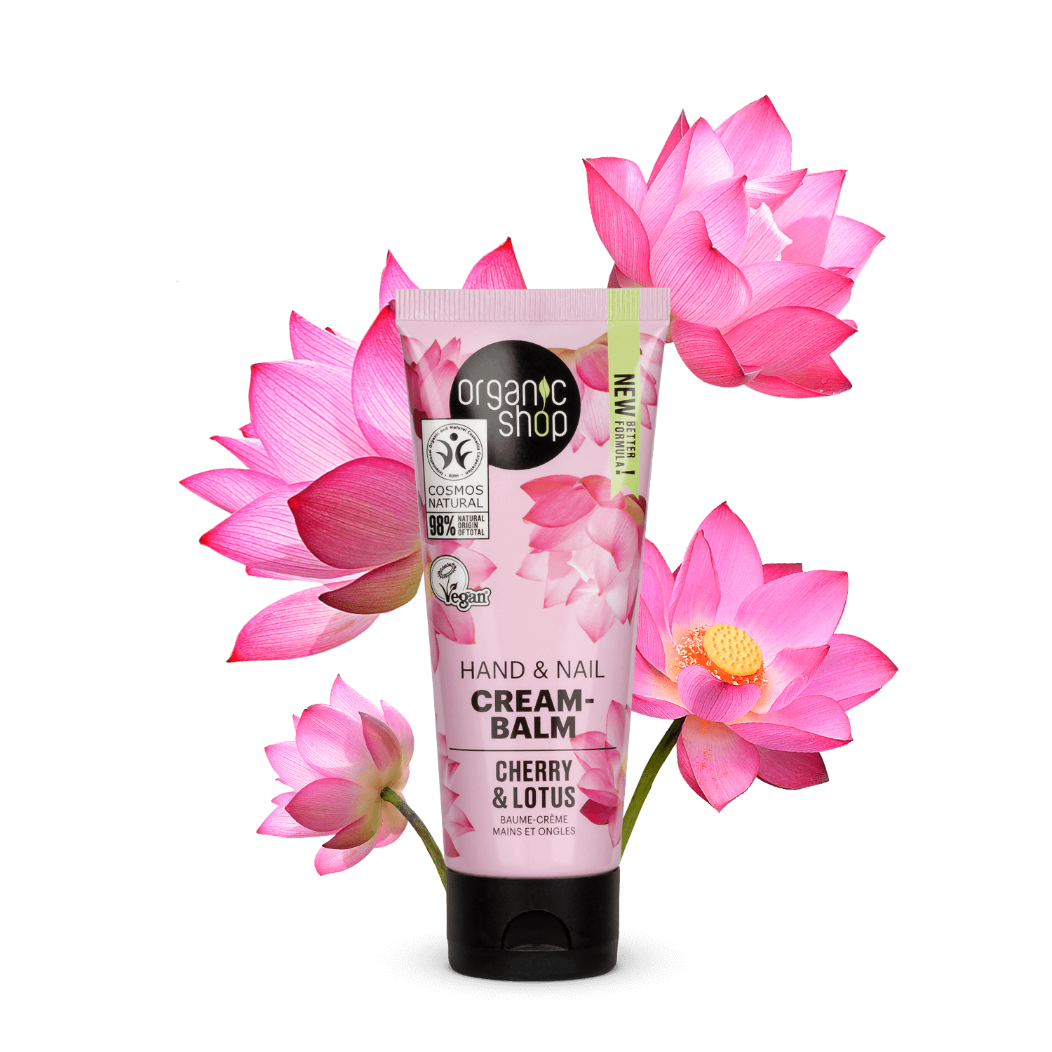 Hand & Nail Cream-Balm Cherry & Lotus
