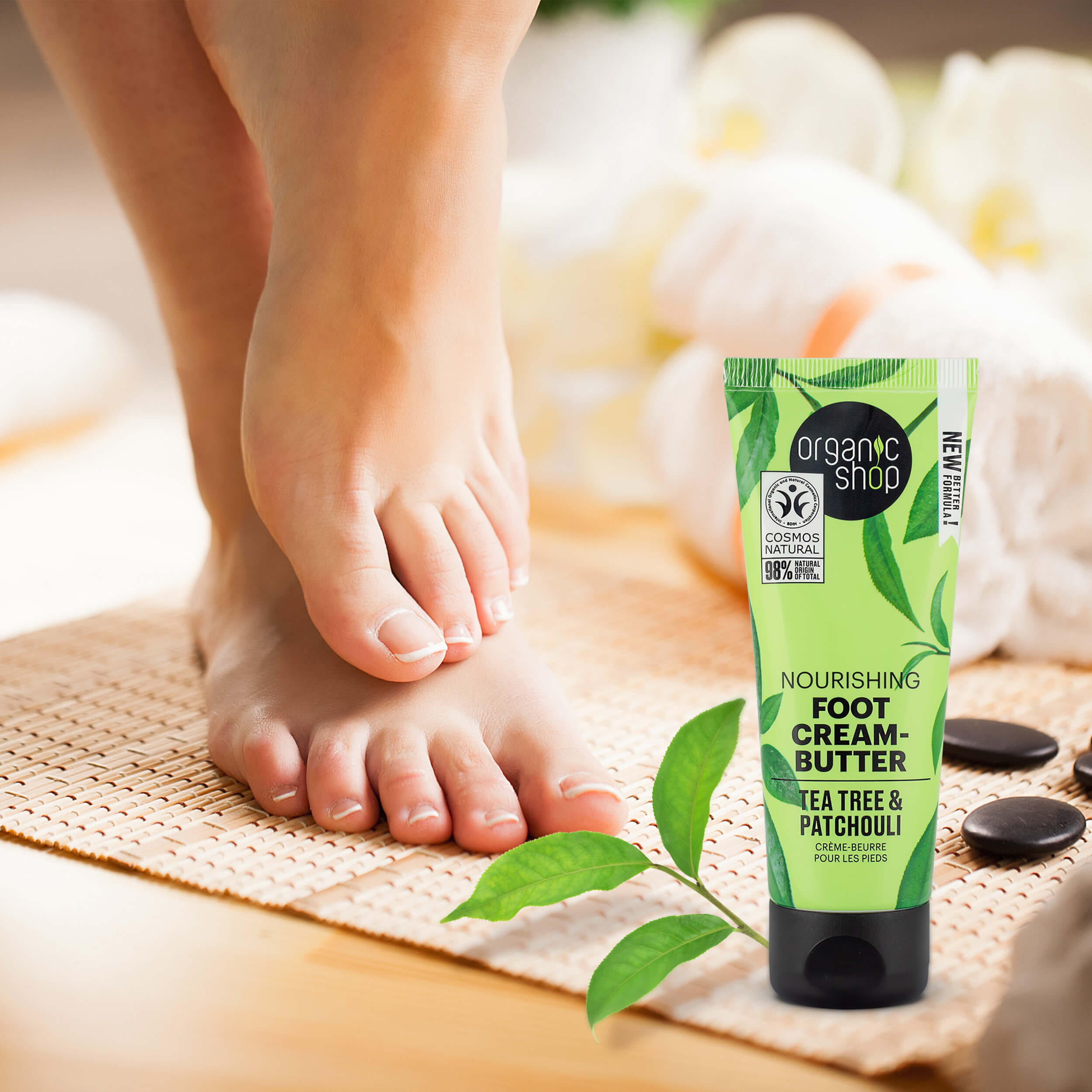 Nourishing Foot Cream-Butter Tea Tree & Patchouli