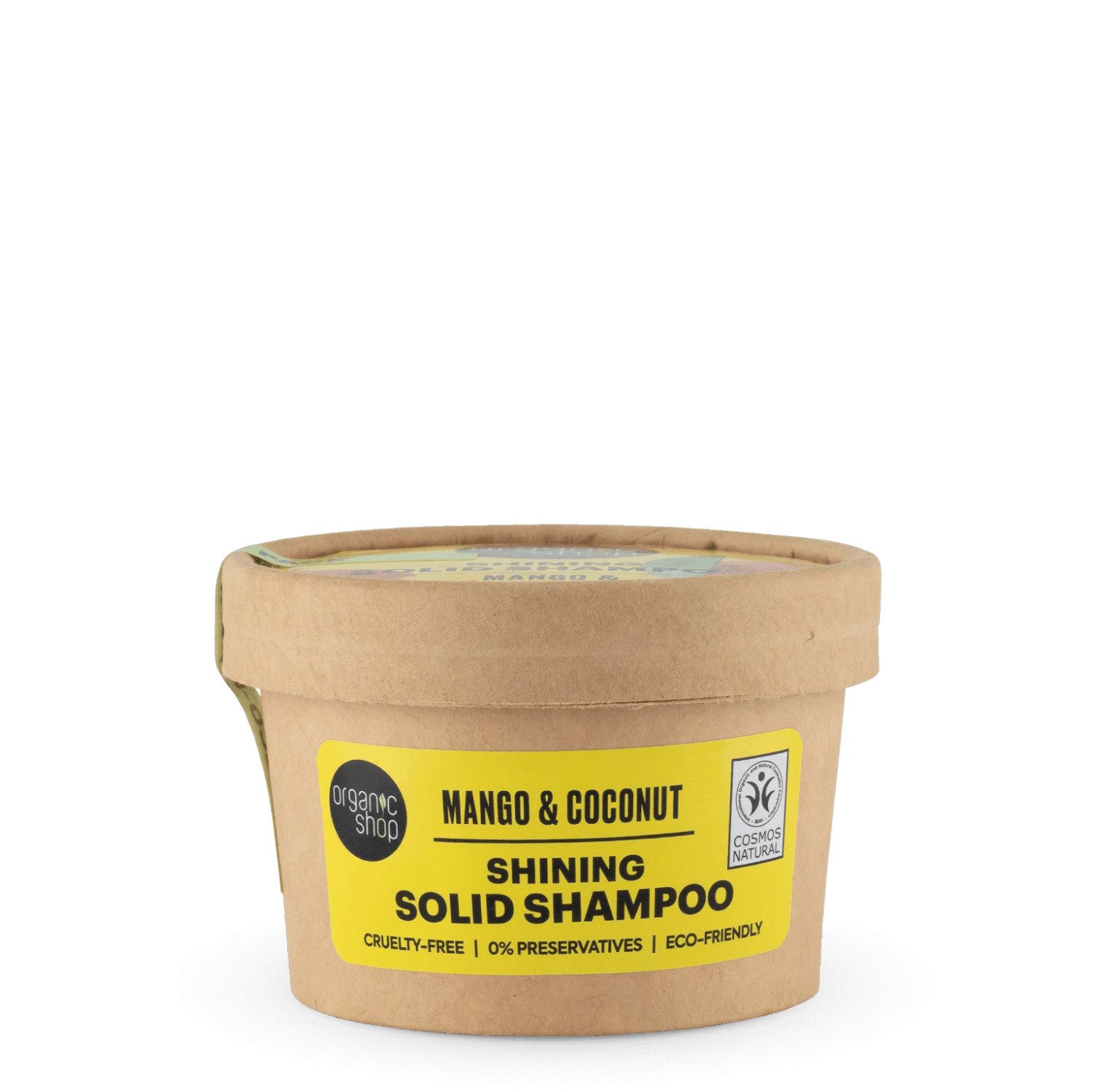 Shining Solid Shampoo Bar. Mango & Coconut