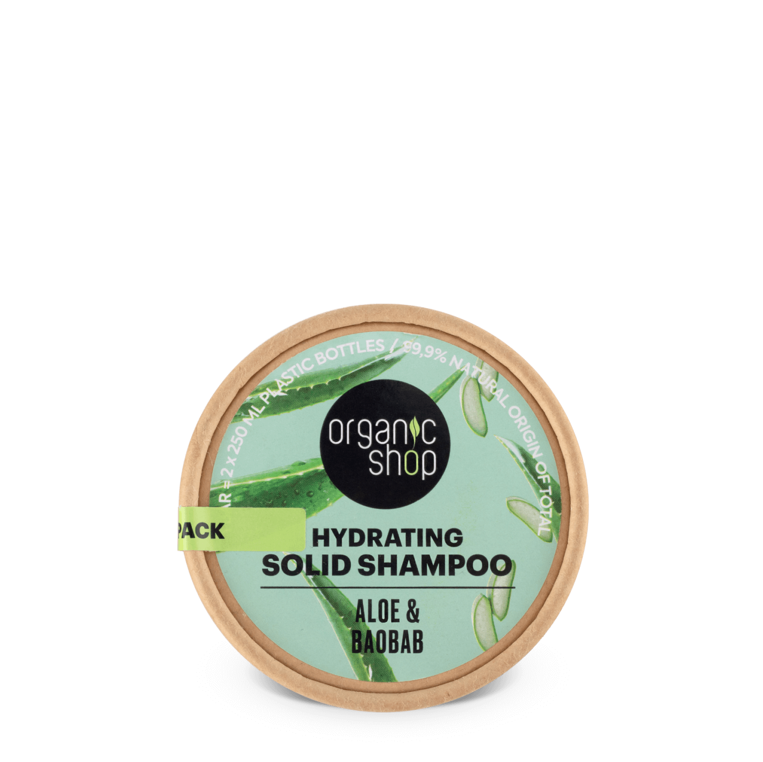 Hydrating Solid Bar Shampoo Bar. Aloe & Baobab