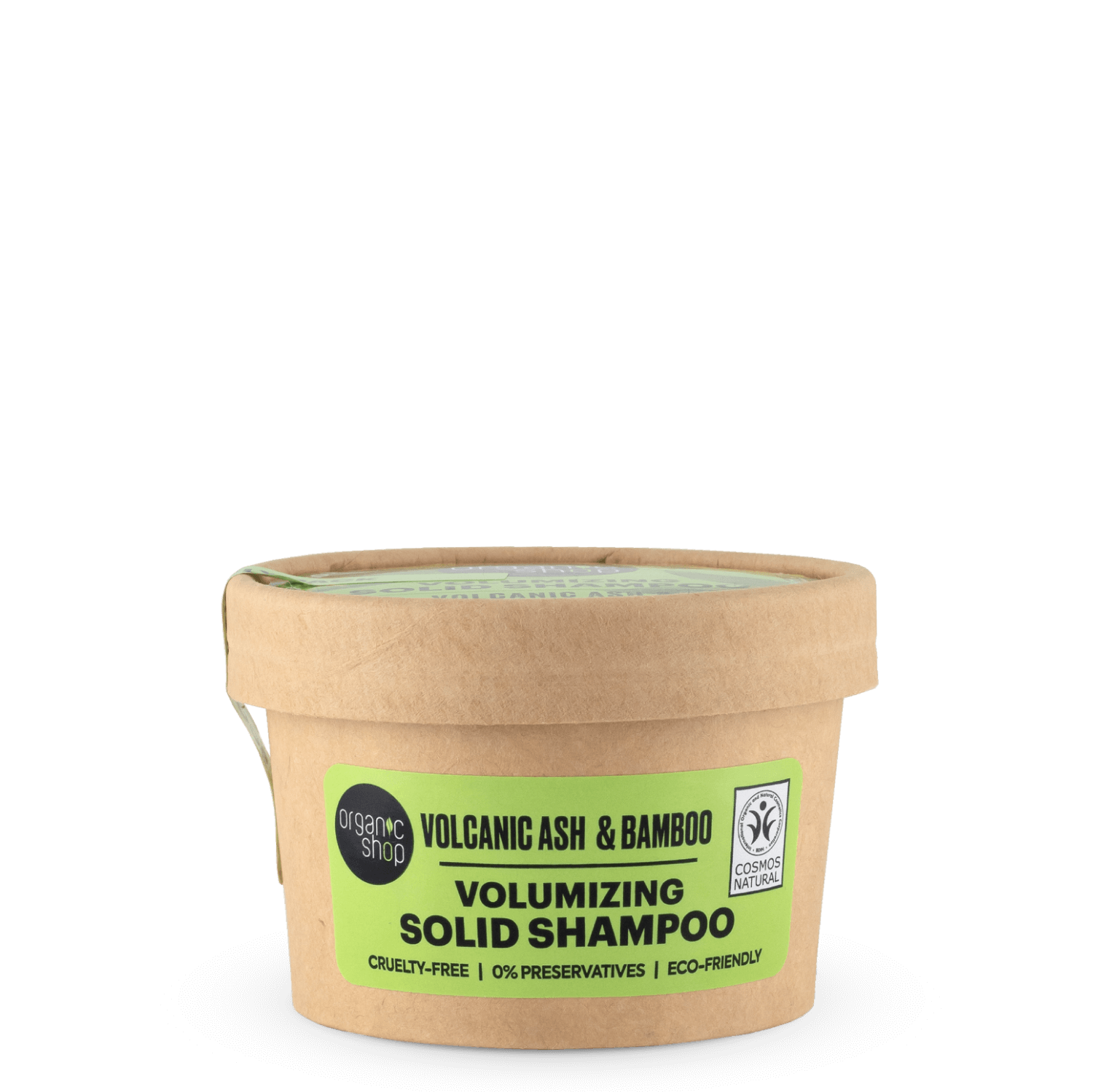 Volumizing Solid Shampoo Bar. Volcanic Ash & Bamboo