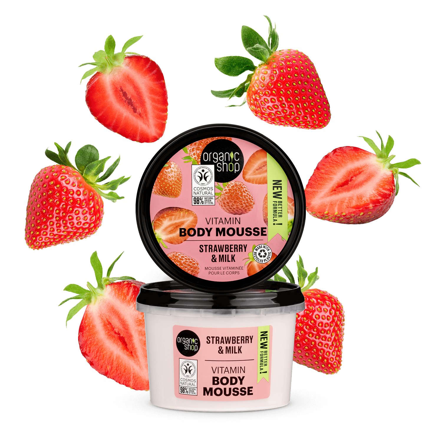 Vitamin Body Mousse Strawberry