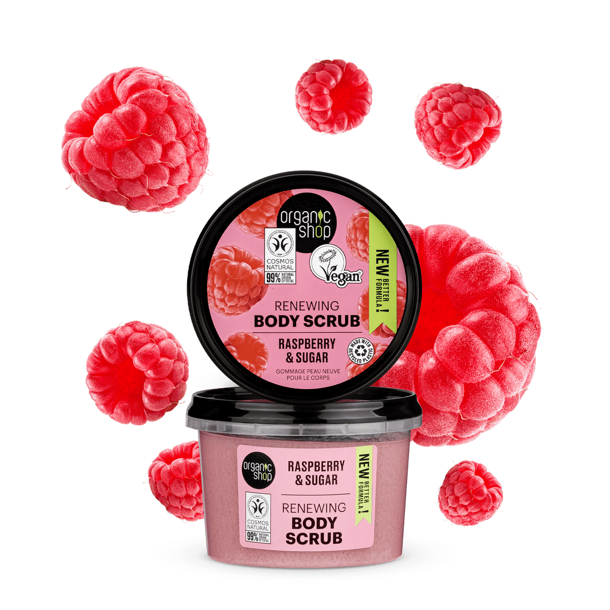 Raspberry Body Renewing Body Scrub Raspberry – Organic Shop