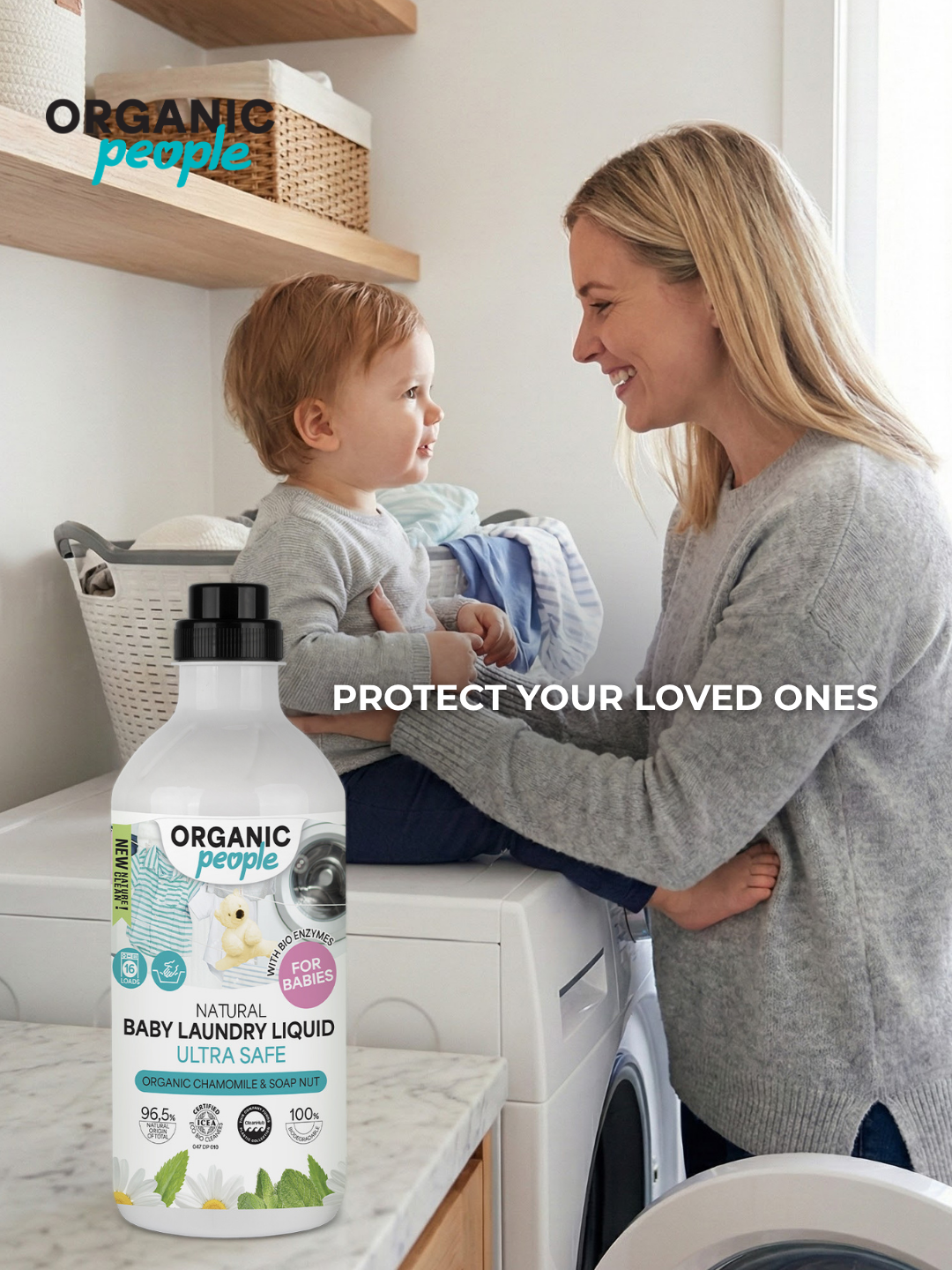 Organic People. Baby Laundry Liquid Ultra Safe