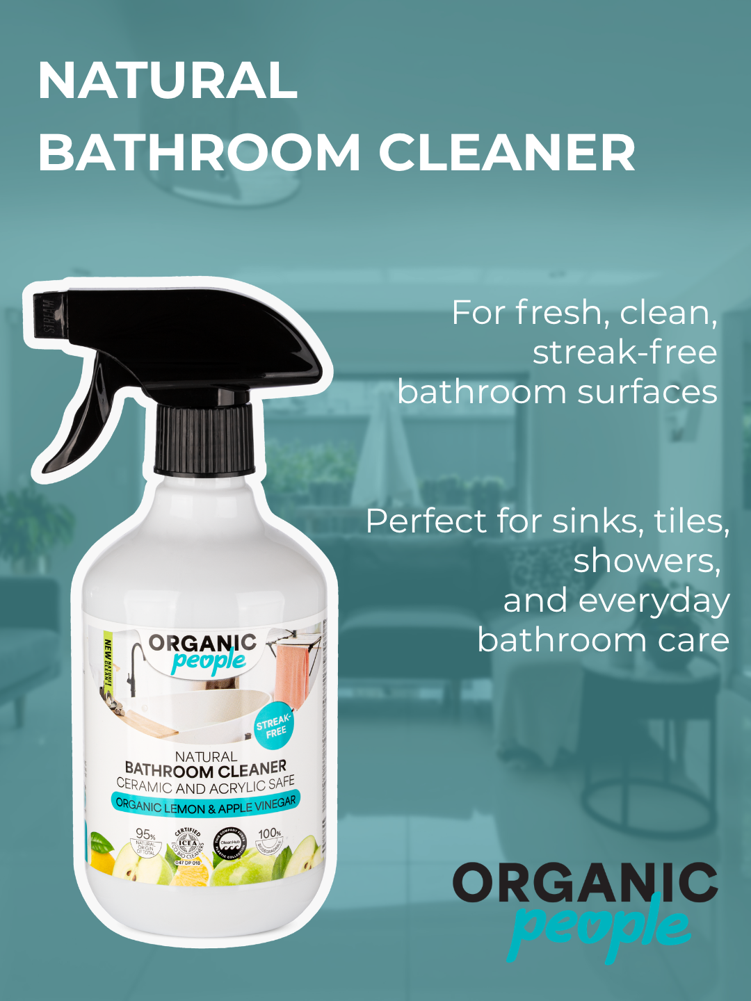 Organic People. Bathroom Cleaner